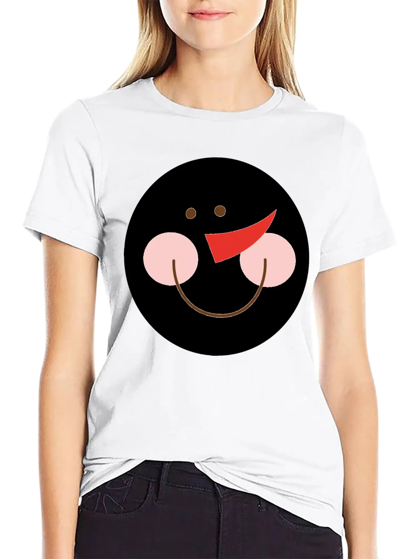 Snowman Casual Graphic T-Shirt – Simple And Comfortable Daily Wear