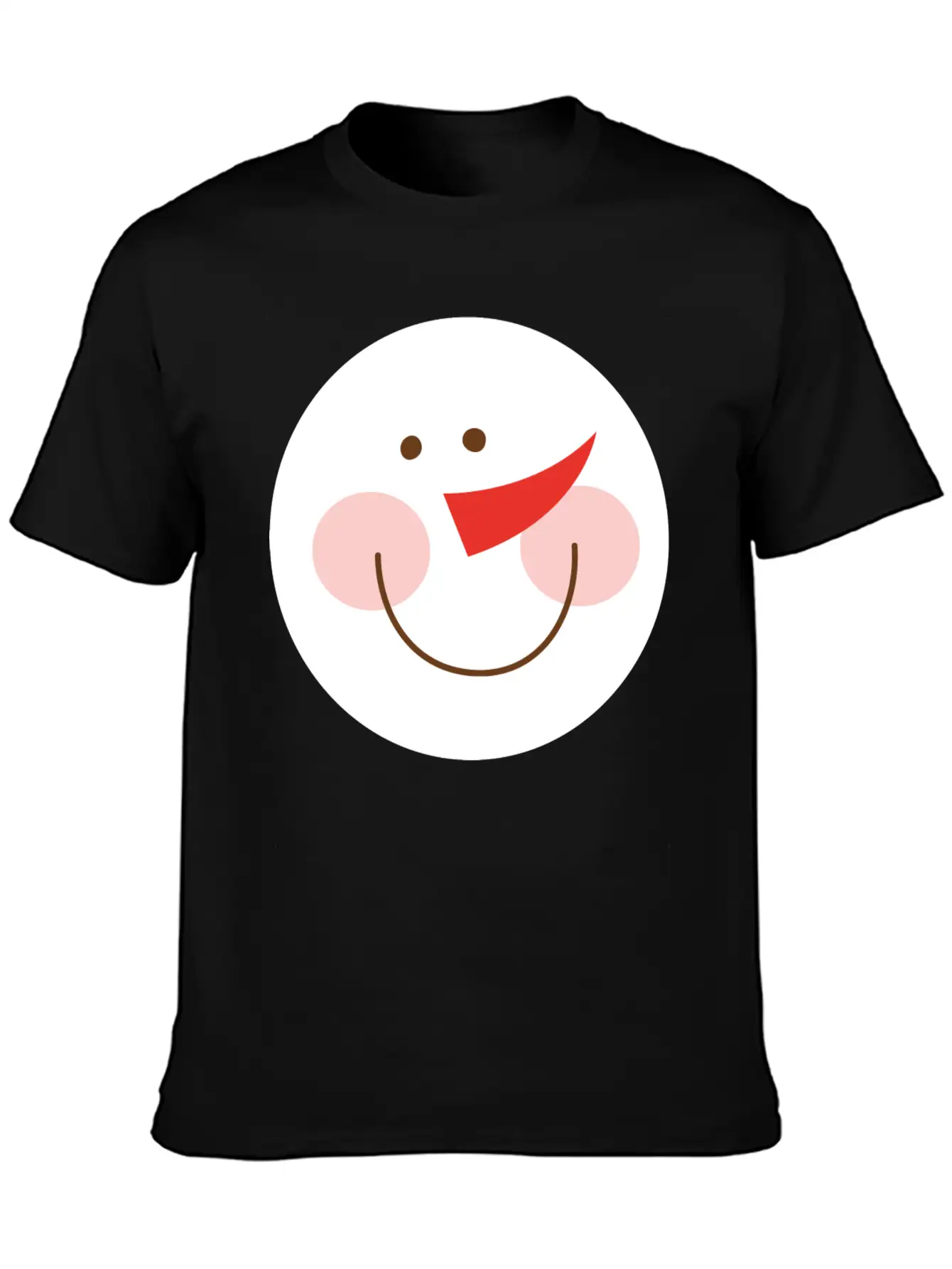 Snowman Casual Graphic T-Shirt – Simple And Comfortable Daily Wear