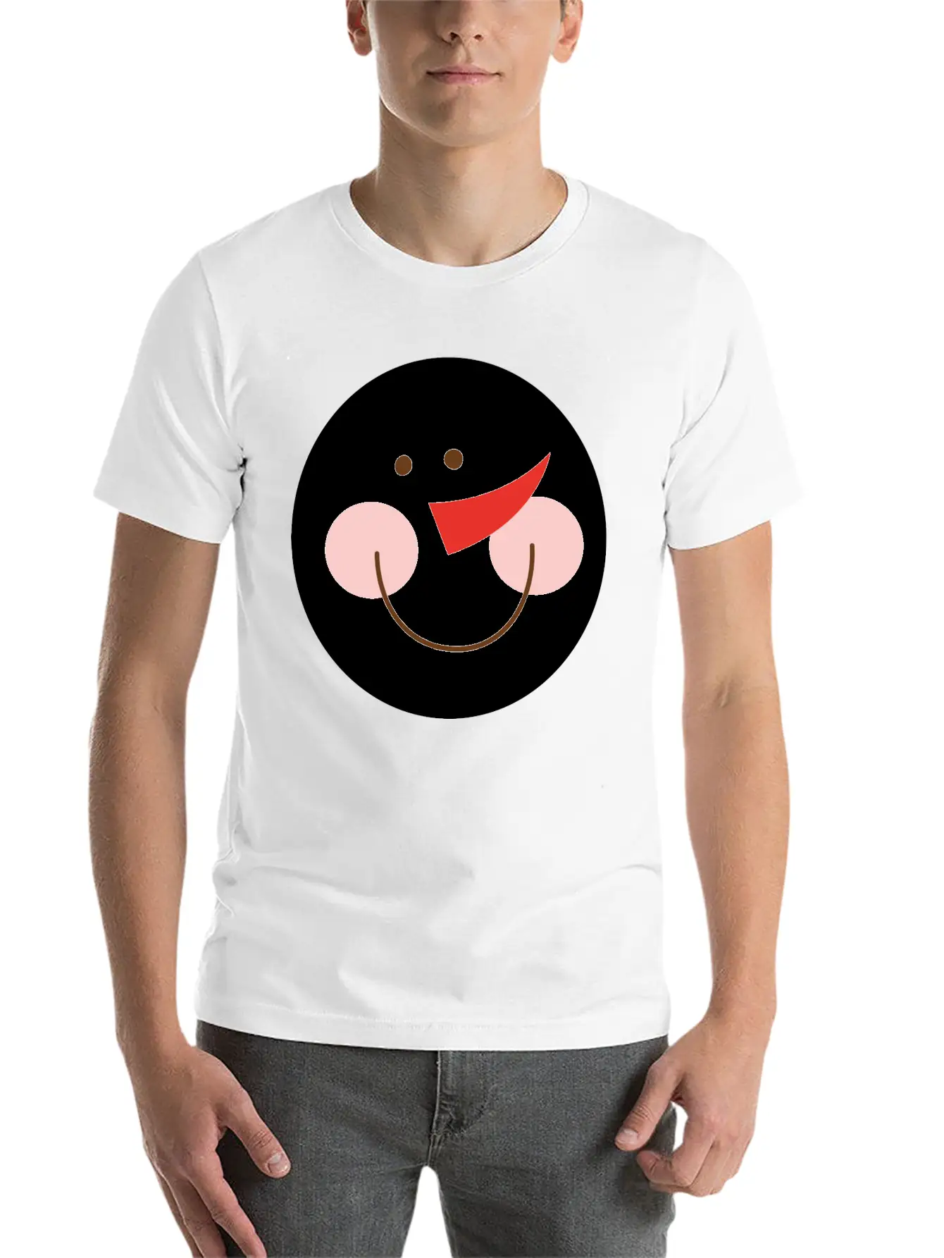 Snowman Casual Graphic T-Shirt – Simple And Comfortable Daily Wear