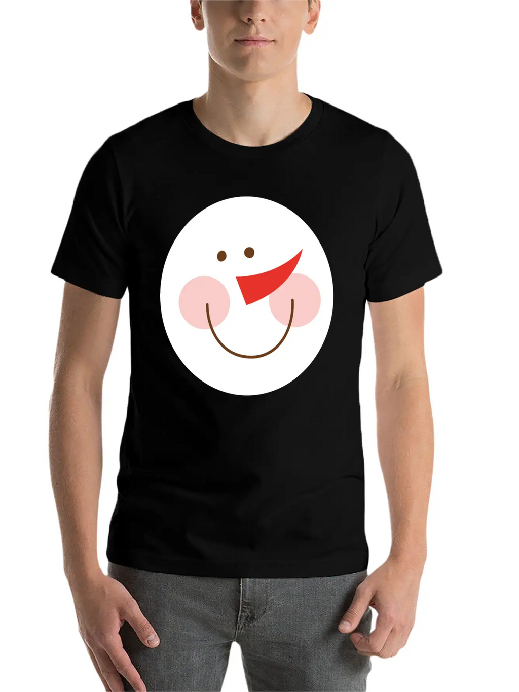 Snowman Casual Graphic T-Shirt – Simple And Comfortable Daily Wear