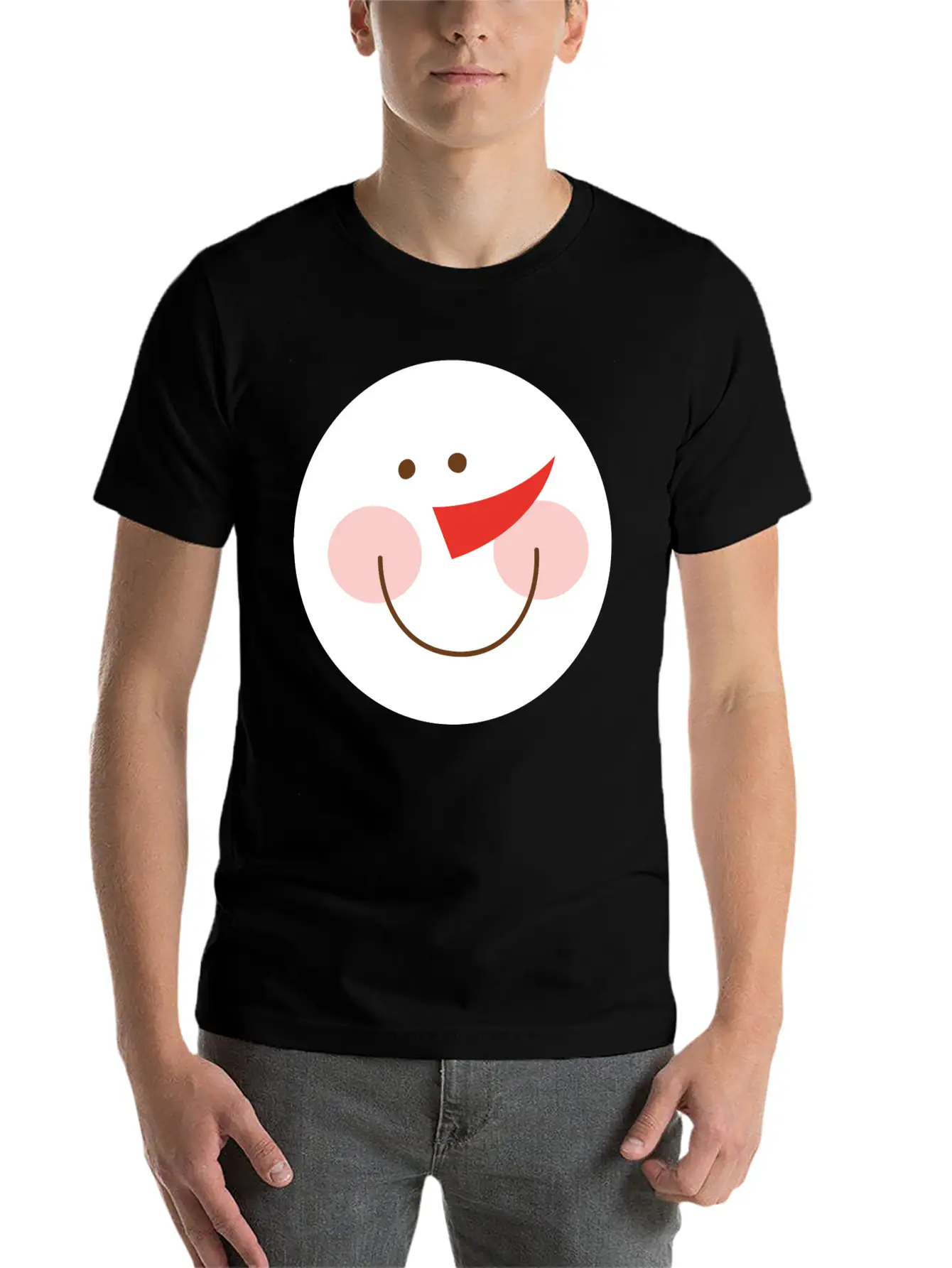 Snowman Casual Graphic T-Shirt – Simple And Comfortable Daily Wear