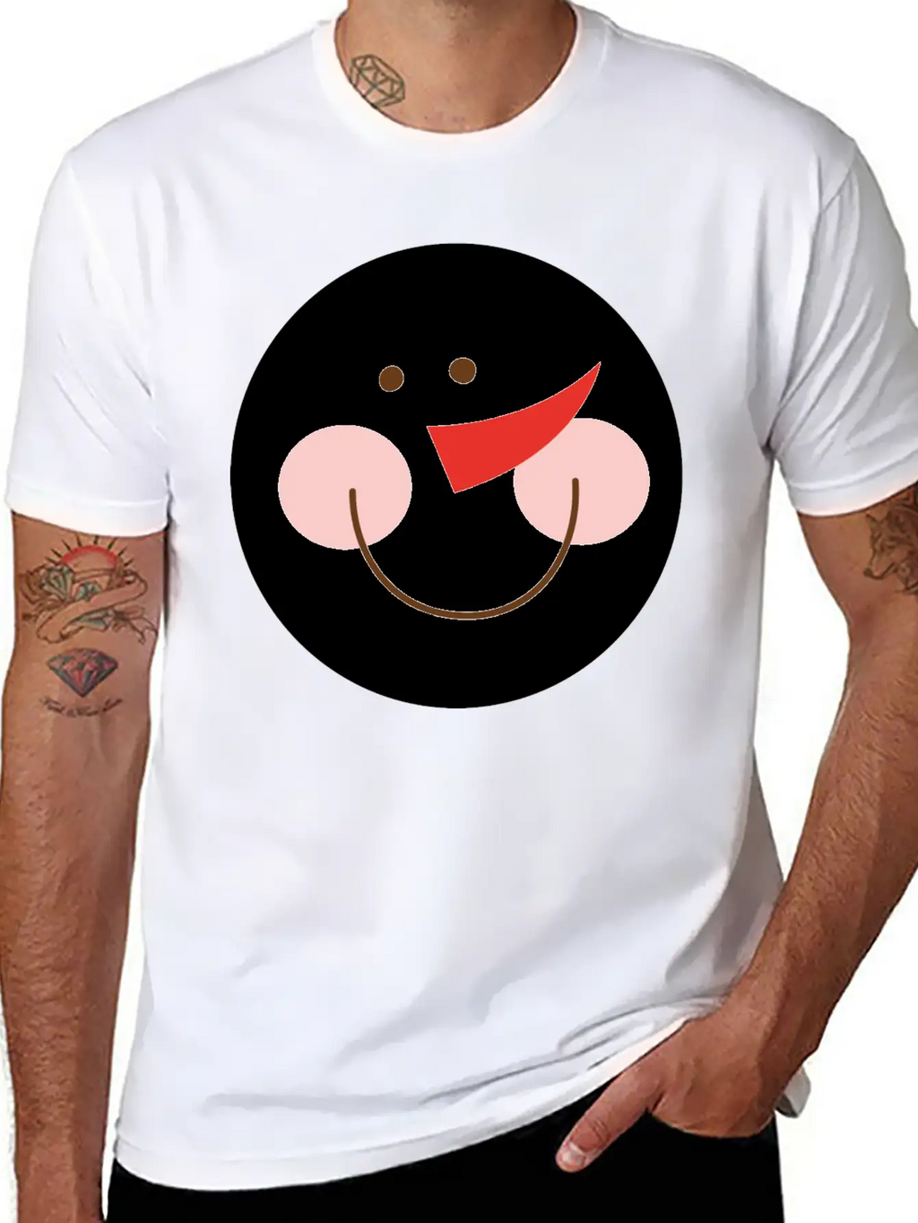 Snowman Casual Graphic T-Shirt – Simple And Comfortable Daily Wear