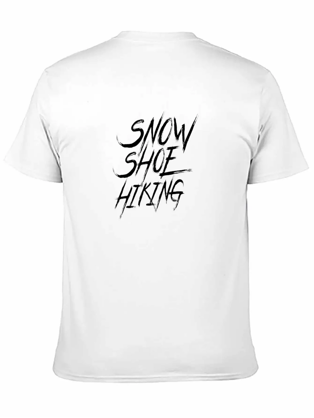 Snowshoes Snowshoe Tour Snowshoeing Hiking Unisex Short Sleeve Soft Cotton T-Shirt – Casual Everyday Wear