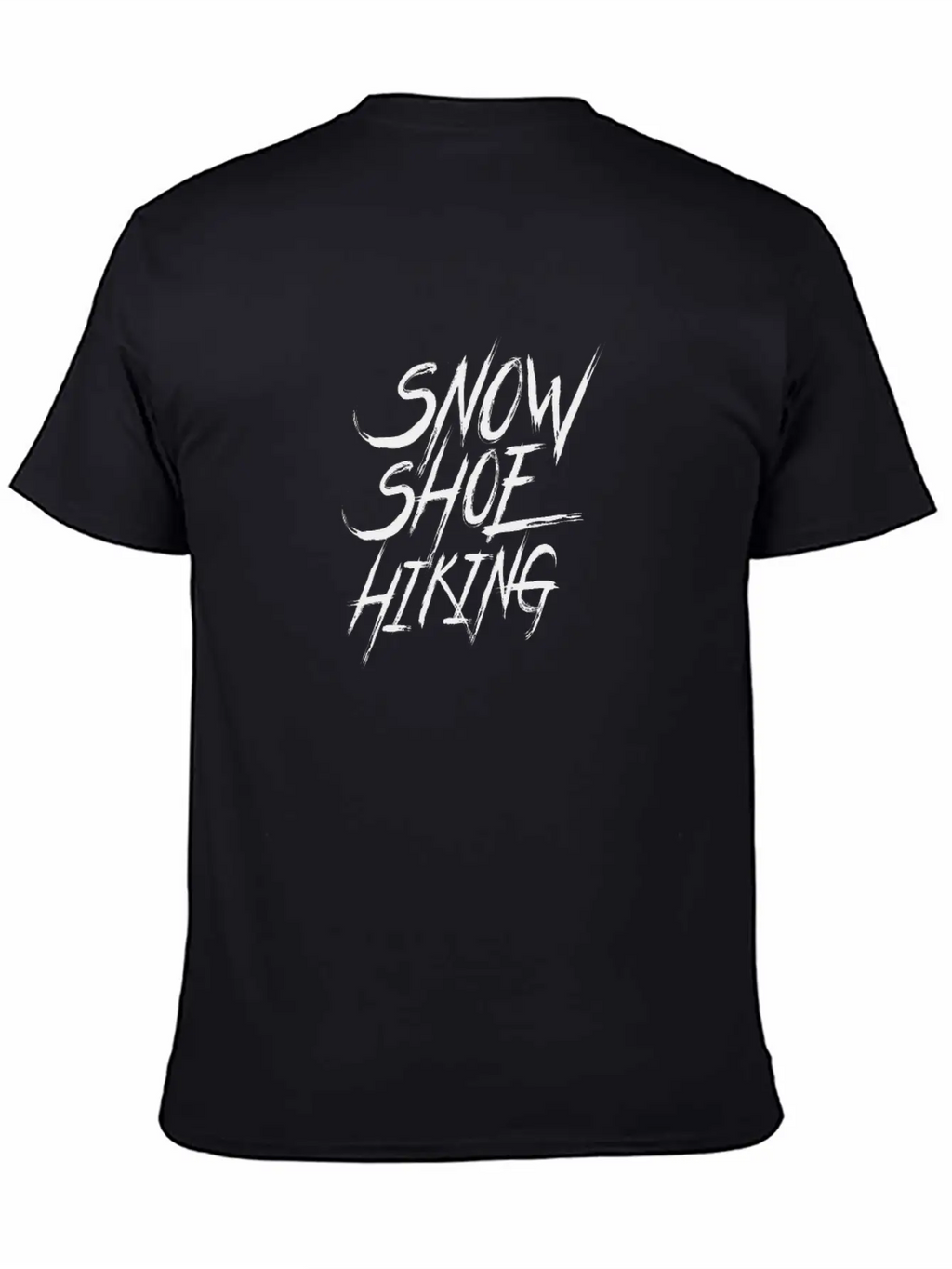 Snowshoes Snowshoe Tour Snowshoeing Hiking Unisex Short Sleeve Soft Cotton T-Shirt – Casual Everyday Wear