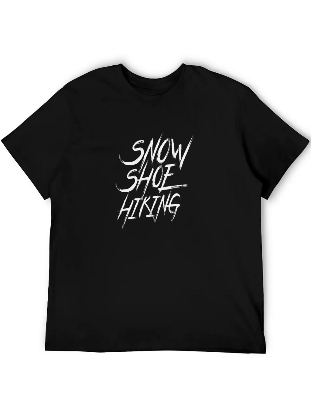 Snowshoes Snowshoe Tour Snowshoeing Hiking Unisex Short Sleeve Soft Cotton T-Shirt – Casual Everyday Wear