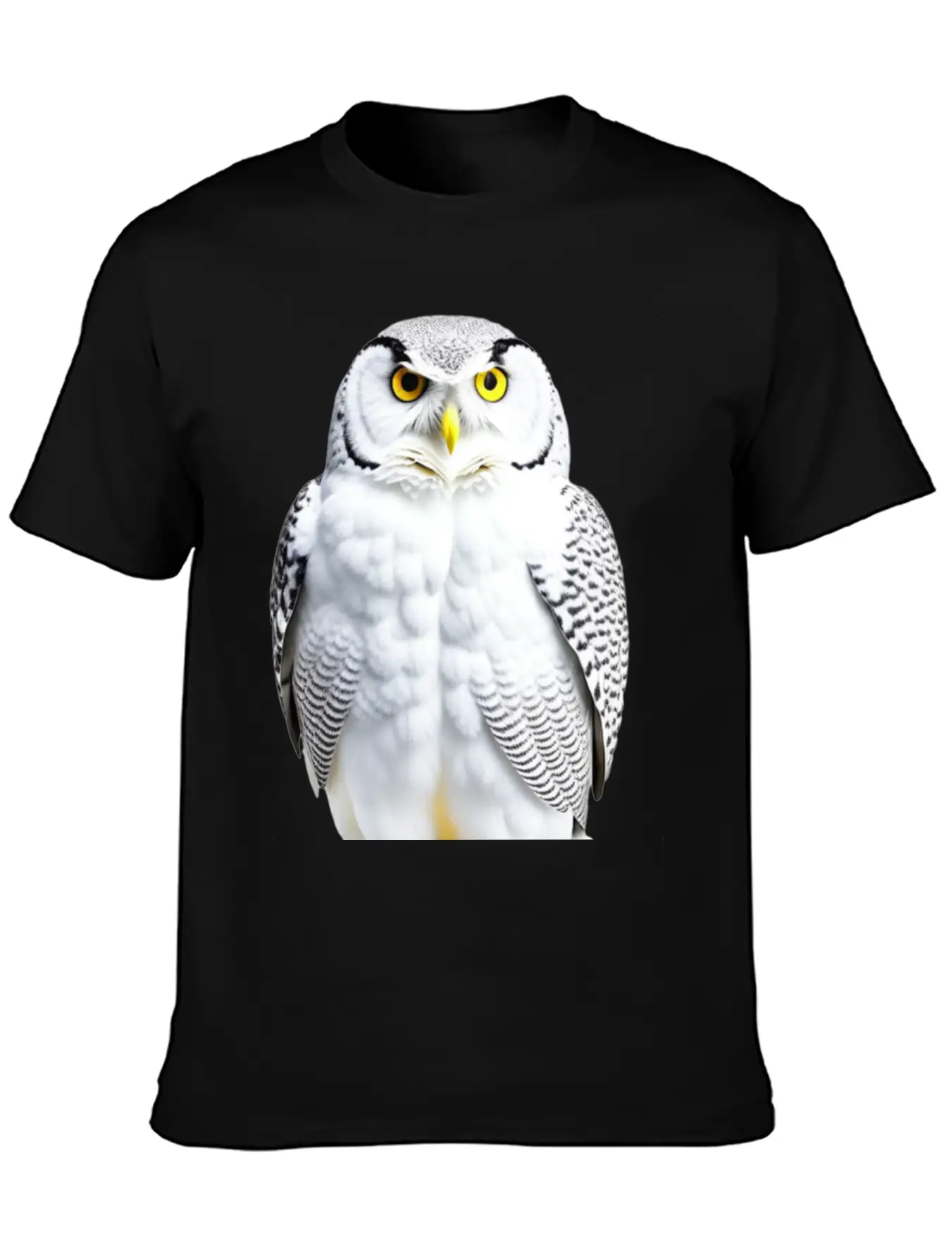 Snowy Owl Graphic Unisex Casual T-Shirt – Clean Design For Daily Comfort