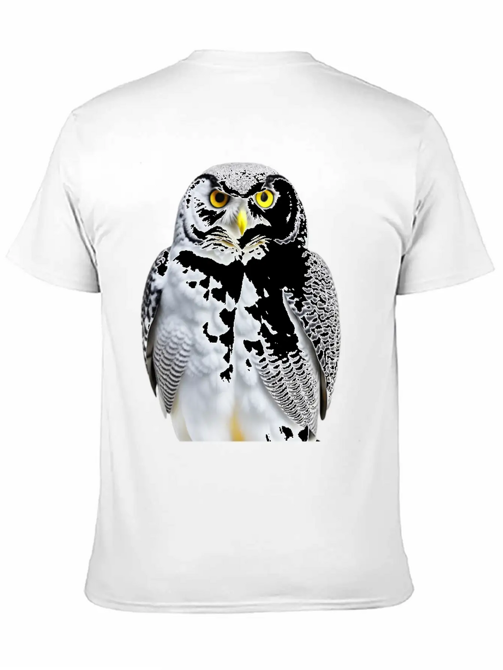 Snowy Owl Graphic Unisex Casual T-Shirt – Clean Design For Daily Comfort