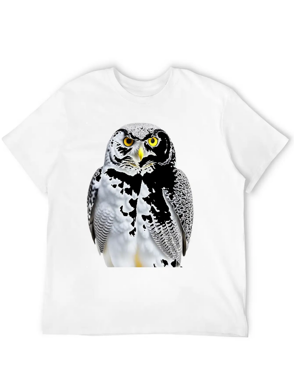 Snowy Owl Graphic Unisex Casual T-Shirt – Clean Design For Daily Comfort