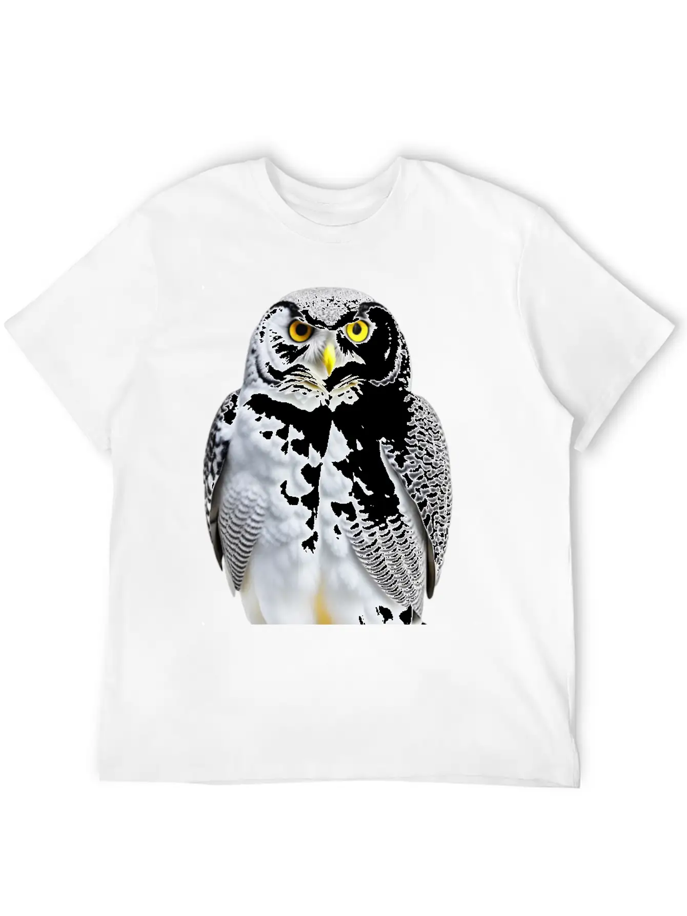 Snowy Owl Graphic Unisex Casual T-Shirt – Clean Design For Daily Comfort