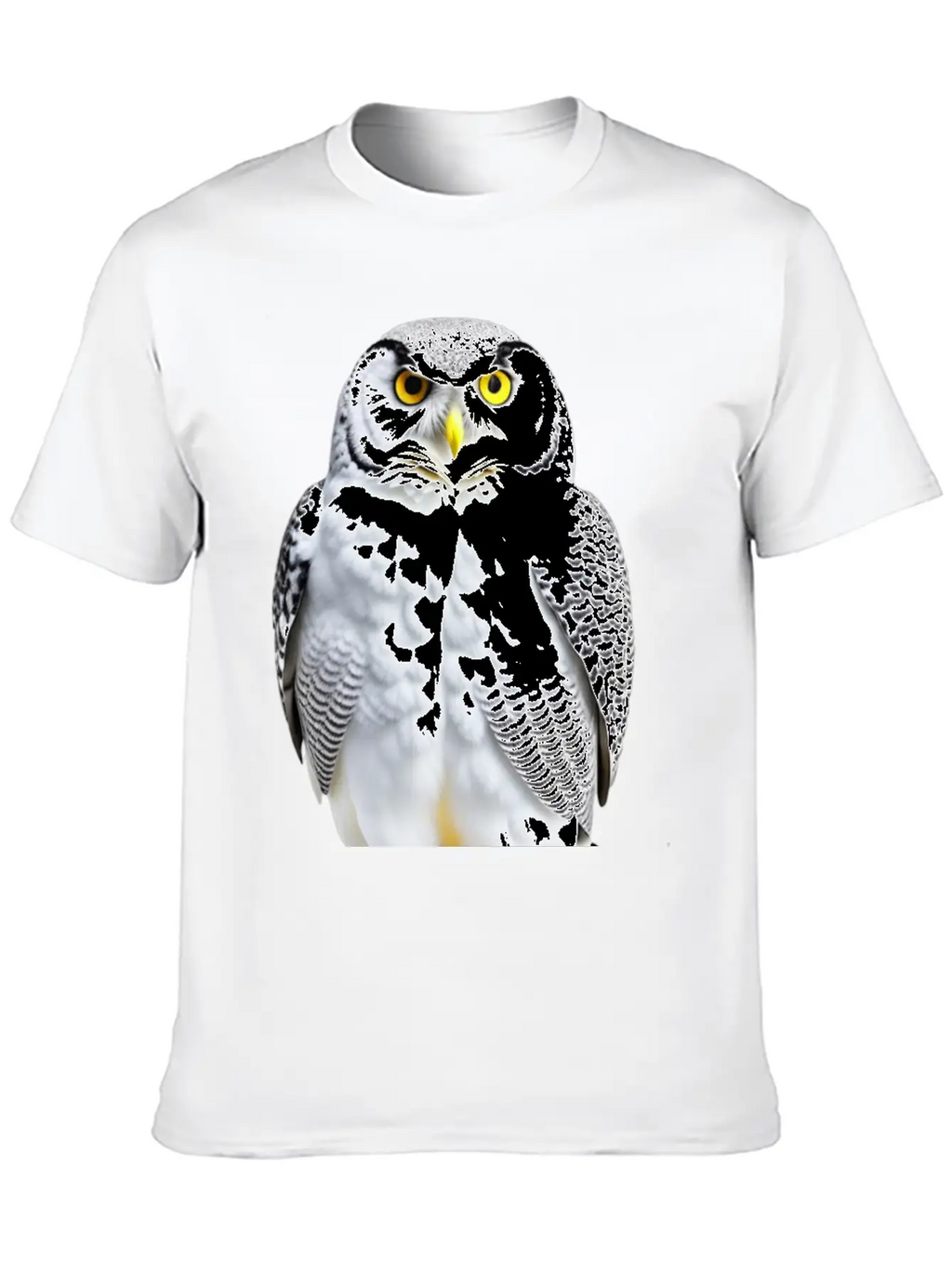 Snowy Owl Graphic Unisex Casual T-Shirt – Clean Design For Daily Comfort