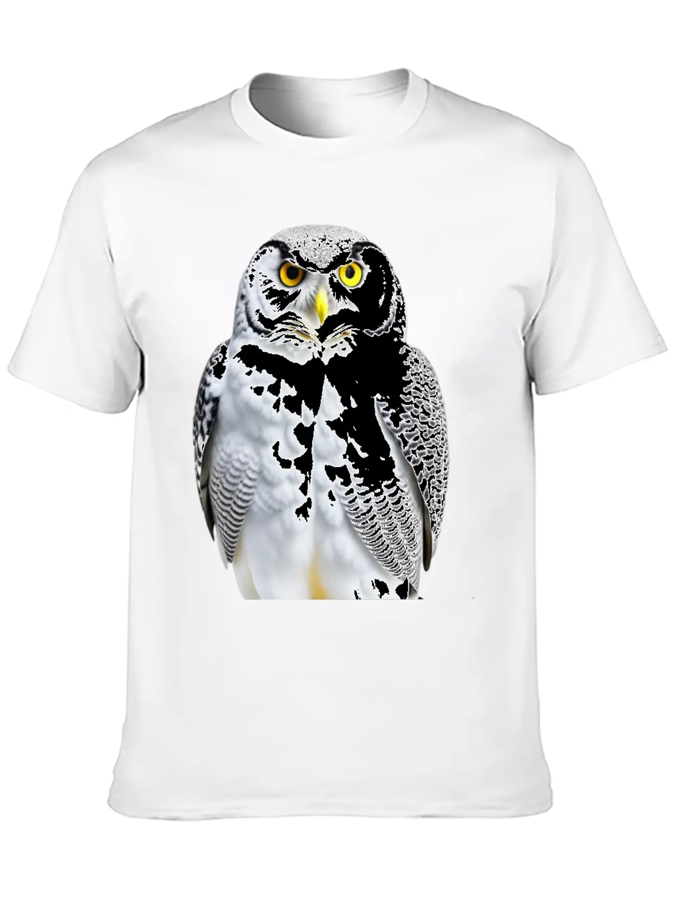 Snowy Owl Graphic Unisex Casual T-Shirt – Clean Design For Daily Comfort