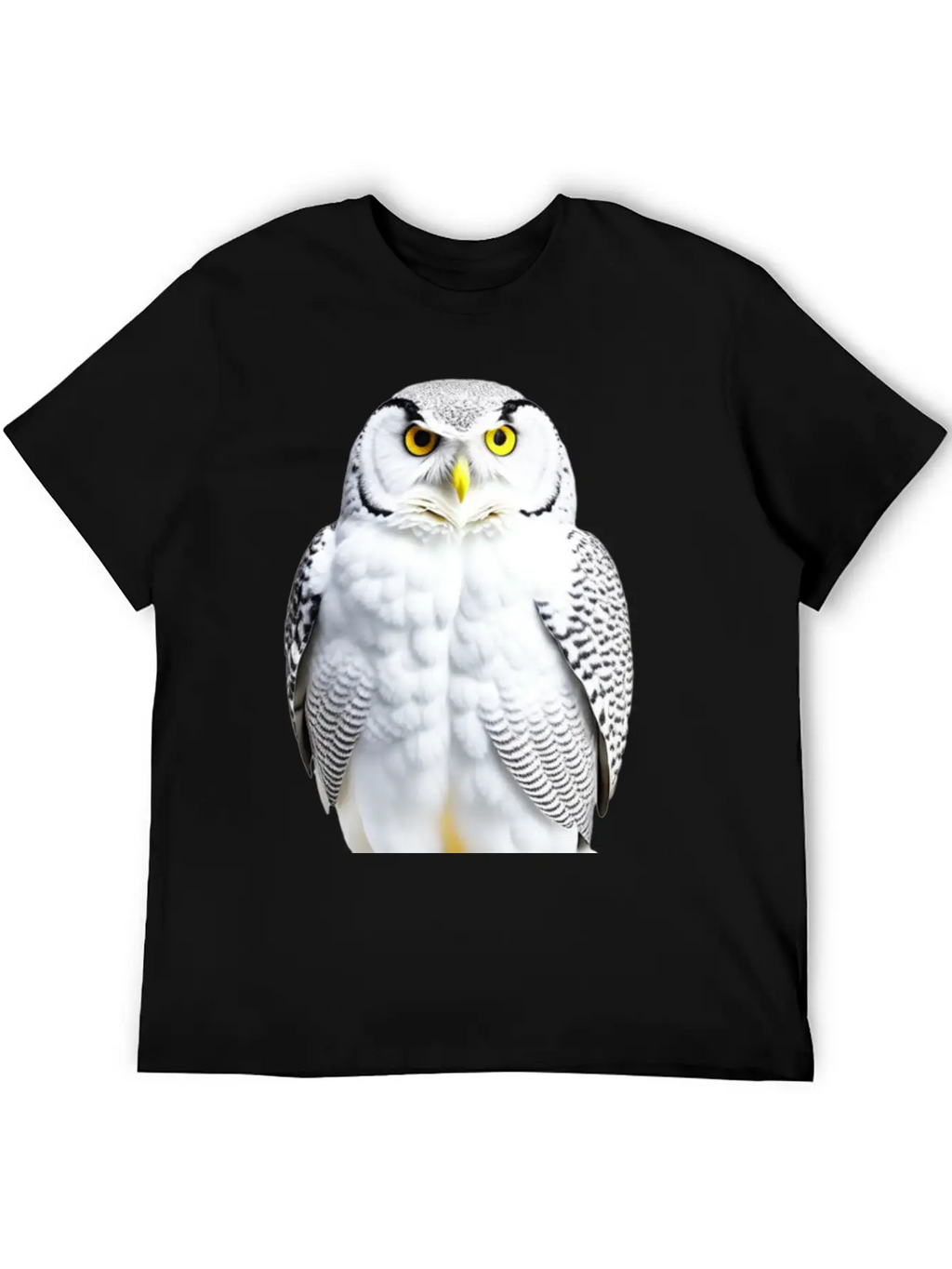 Snowy Owl Graphic Unisex Casual T-Shirt – Clean Design For Daily Comfort