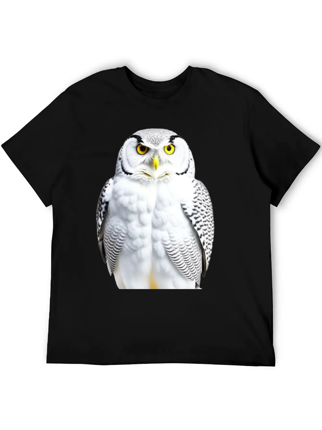 Snowy Owl Graphic Unisex Casual T-Shirt – Clean Design For Daily Comfort