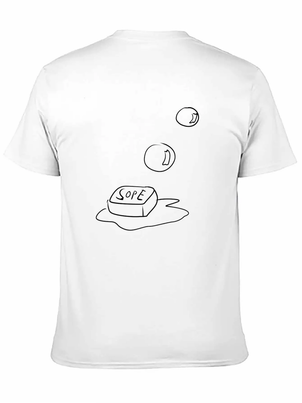 Soap Bubbles Cleanliness Unisex Casual T-Shirt – Clean Design For Daily Comfort