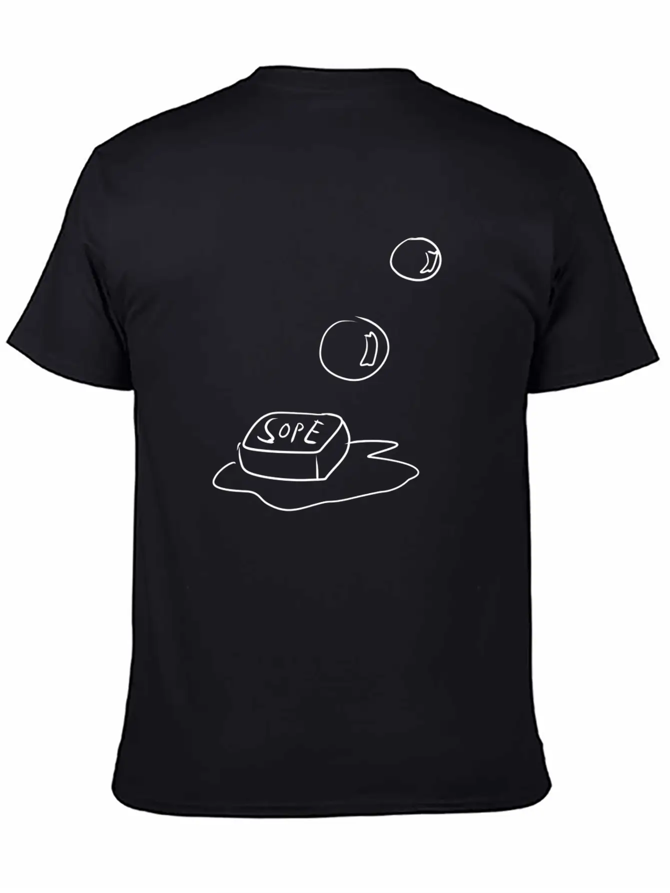 Soap Bubbles Cleanliness Unisex Casual T-Shirt – Clean Design For Daily Comfort