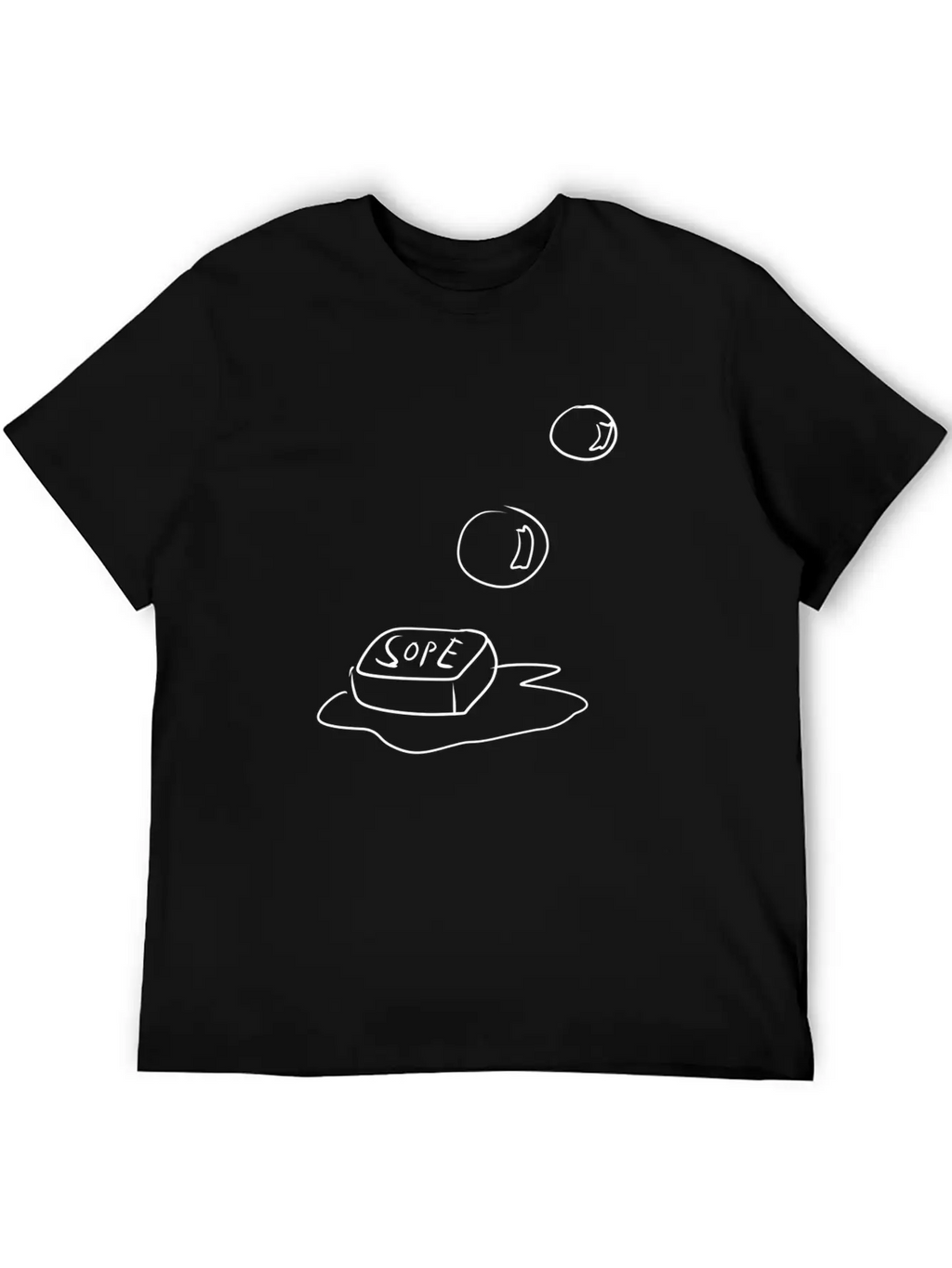 Soap Bubbles Cleanliness Unisex Casual T-Shirt – Clean Design For Daily Comfort