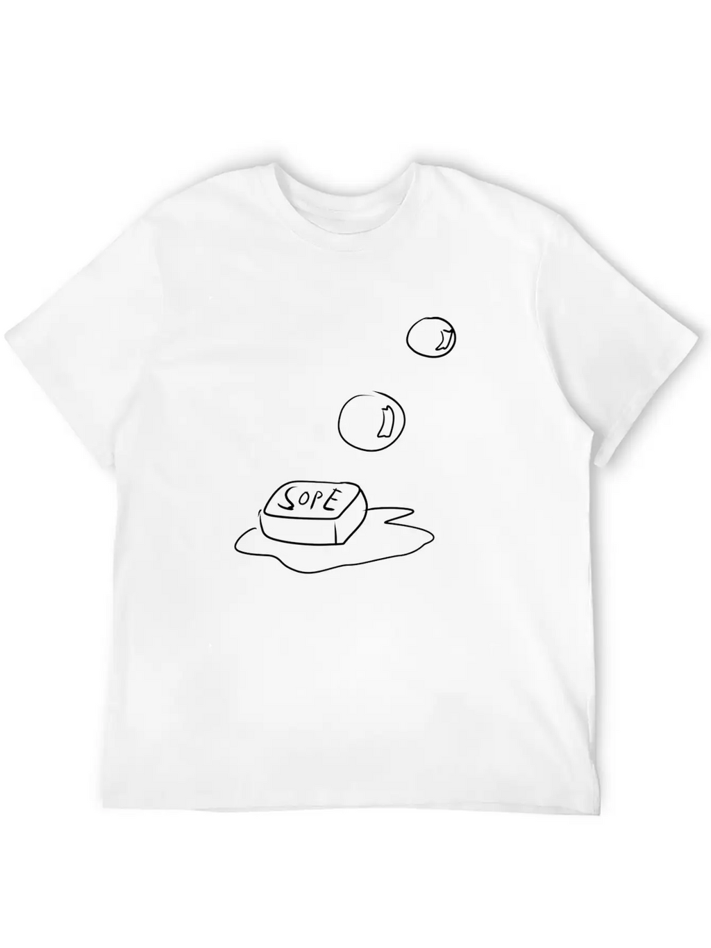 Soap Bubbles Cleanliness Unisex Casual T-Shirt – Clean Design For Daily Comfort