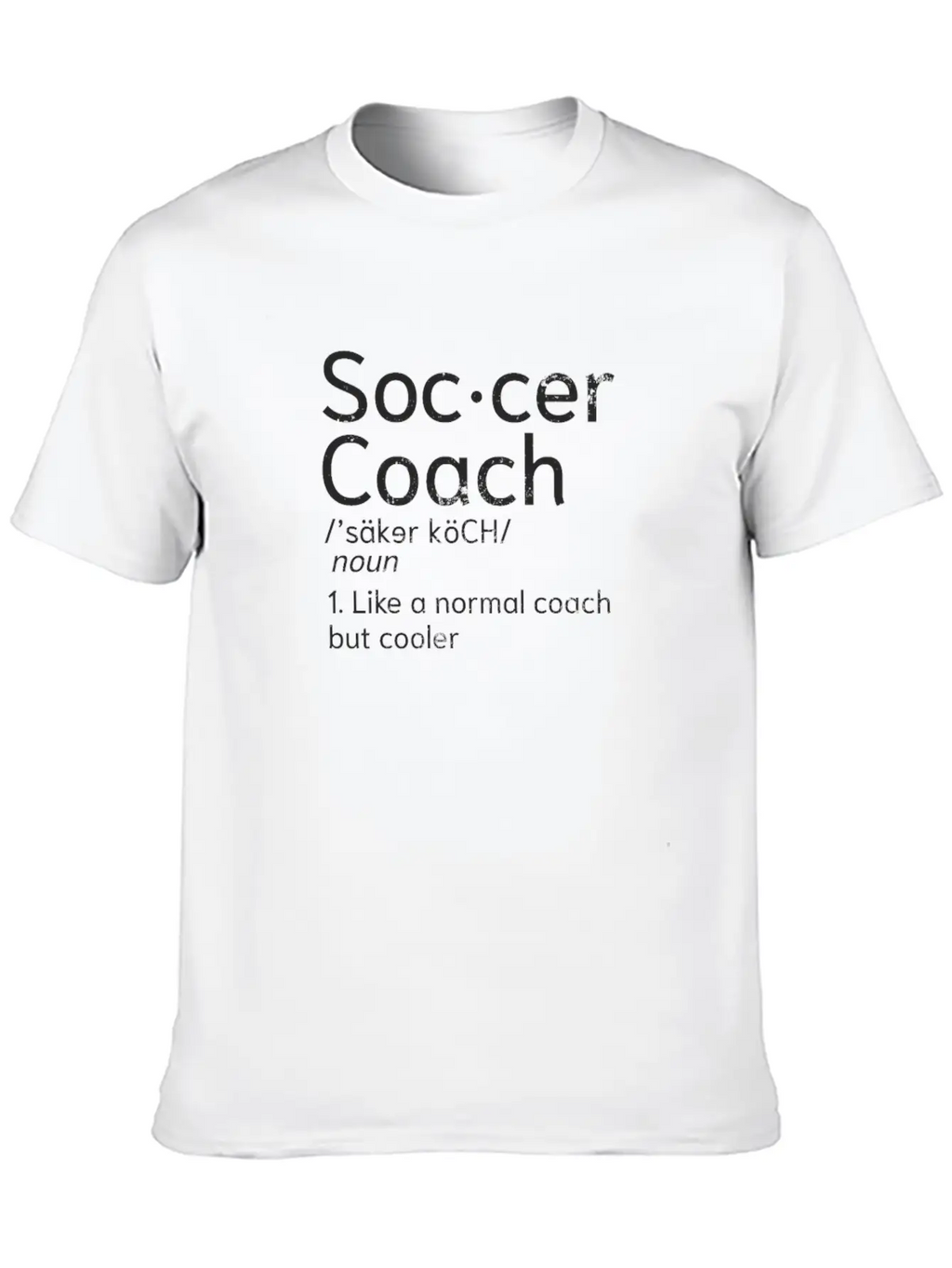Soccer Coach Coaching Definition Gift Classic Fit Graphic Tee For Daily Comfort – Unisex Cotton Shirt