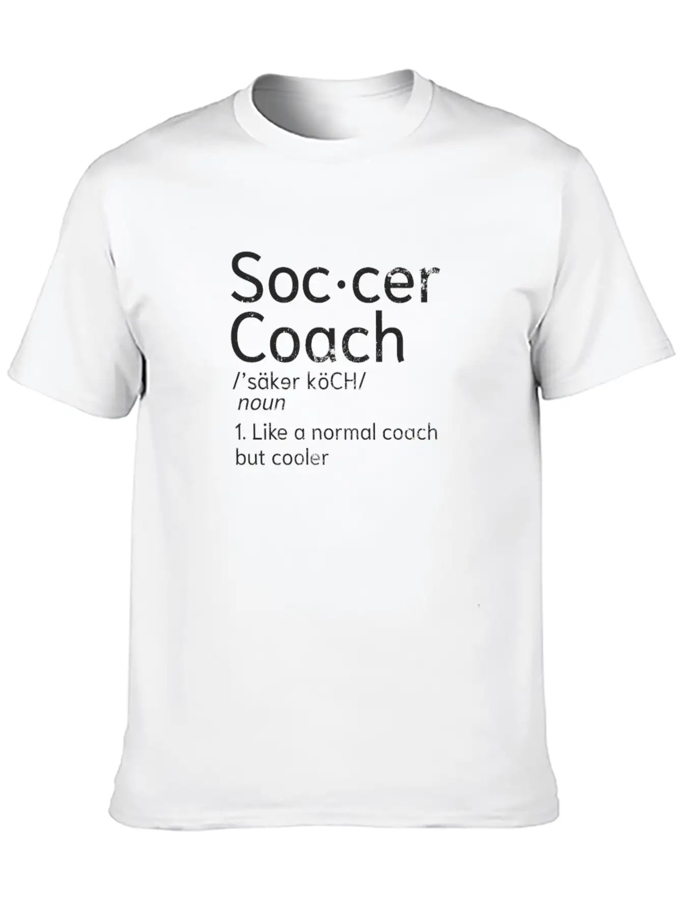 Soccer Coach Coaching Definition Gift Classic Fit Graphic Tee For Daily Comfort – Unisex Cotton Shirt