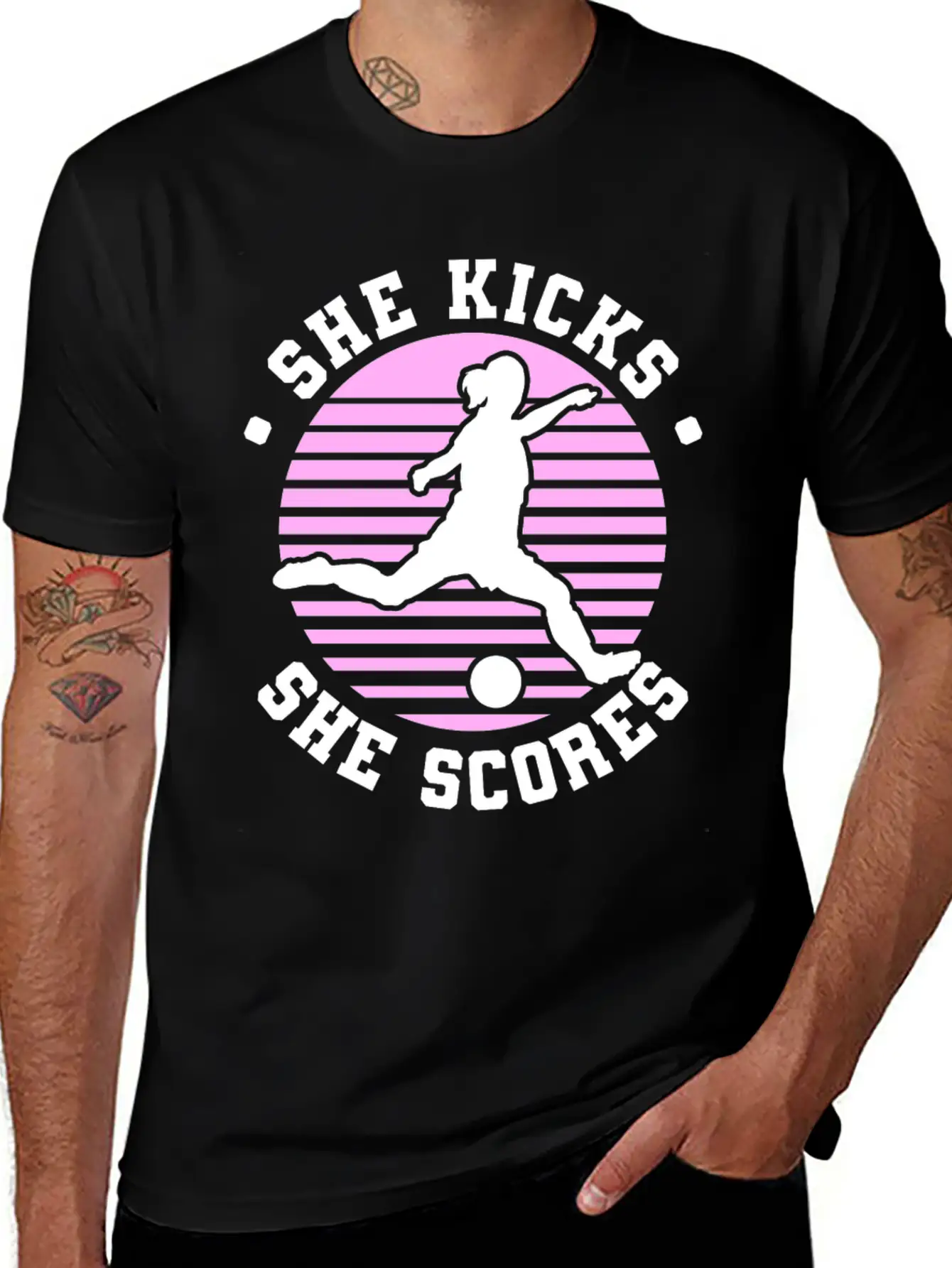 Soccer Girl Team Outfit For Players + Fans Unisex Short Sleeve Soft Cotton T-Shirt – Casual Everyday Wear