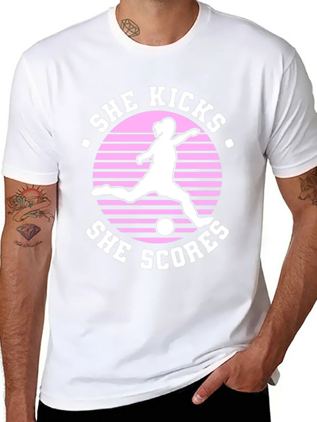 Soccer Girl Team Outfit For Players + Fans Unisex Short Sleeve Soft Cotton T-Shirt – Casual Everyday Wear