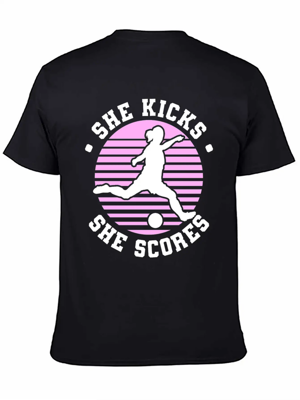 Soccer Girl Team Outfit For Players + Fans Unisex Short Sleeve Soft Cotton T-Shirt – Casual Everyday Wear