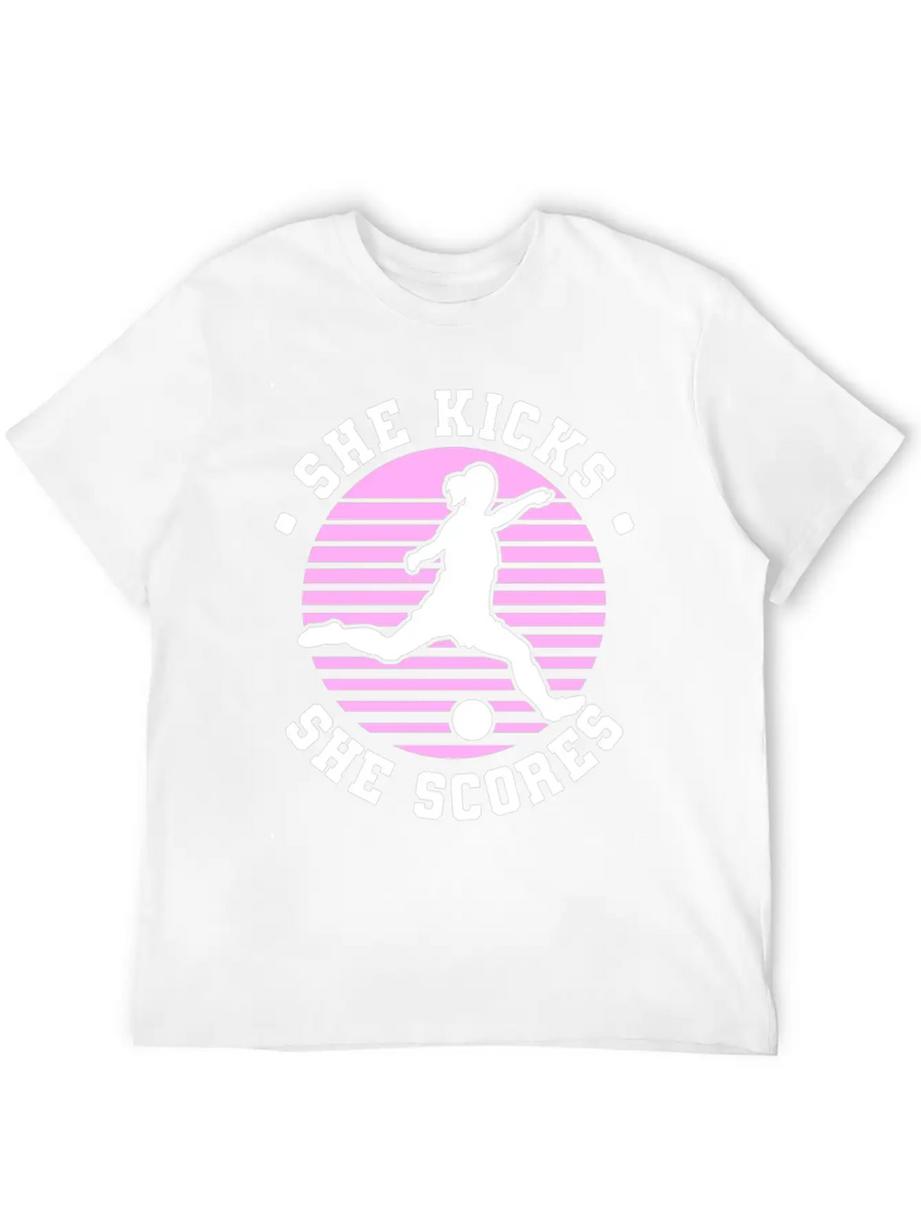 Soccer Girl Team Outfit For Players + Fans Unisex Short Sleeve Soft Cotton T-Shirt – Casual Everyday Wear
