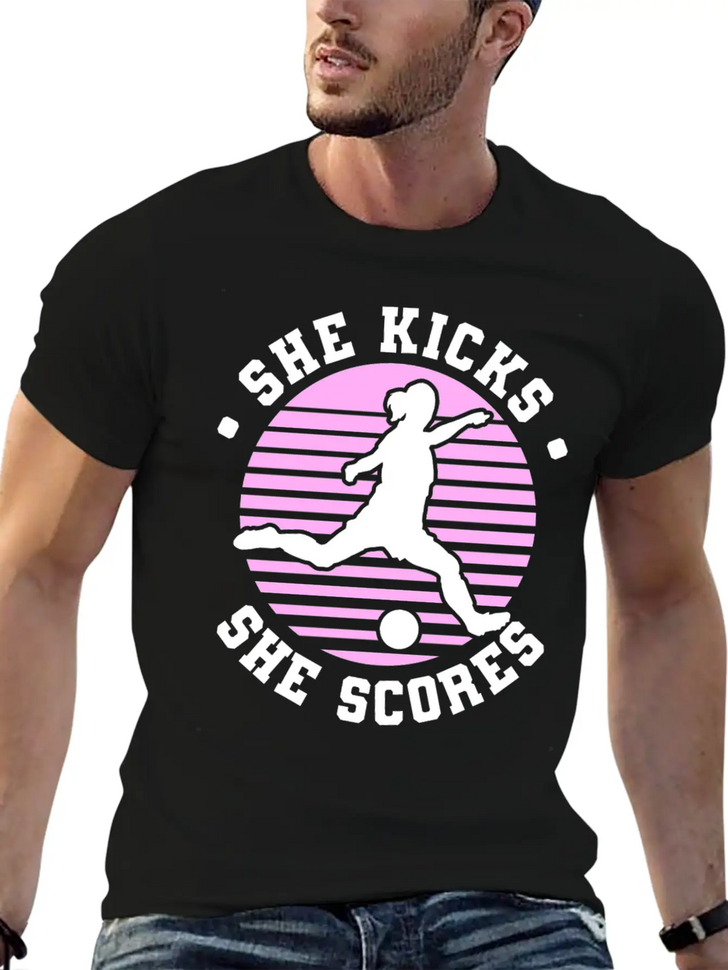 Soccer Girl Team Outfit For Players + Fans Unisex Short Sleeve Soft Cotton T-Shirt – Casual Everyday Wear