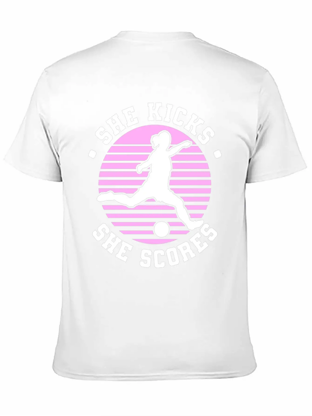 Soccer Girl Team Outfit For Players + Fans Unisex Short Sleeve Soft Cotton T-Shirt – Casual Everyday Wear