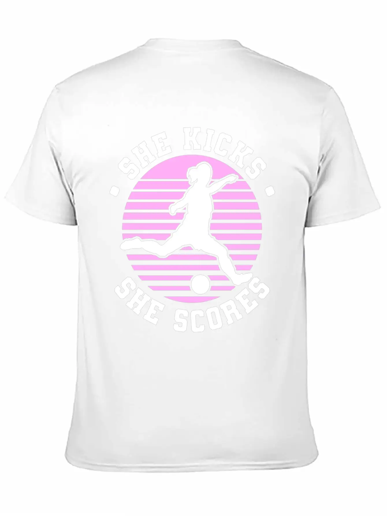 Soccer Girl Team Outfit For Players + Fans Unisex Short Sleeve Soft Cotton T-Shirt – Casual Everyday Wear
