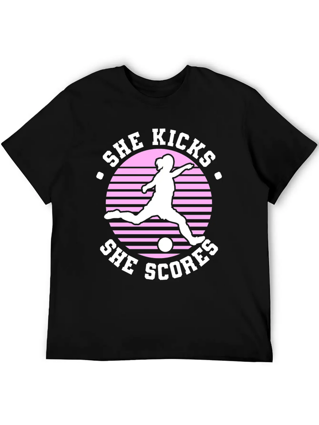 Soccer Girl Team Outfit For Players + Fans Unisex Short Sleeve Soft Cotton T-Shirt – Casual Everyday Wear