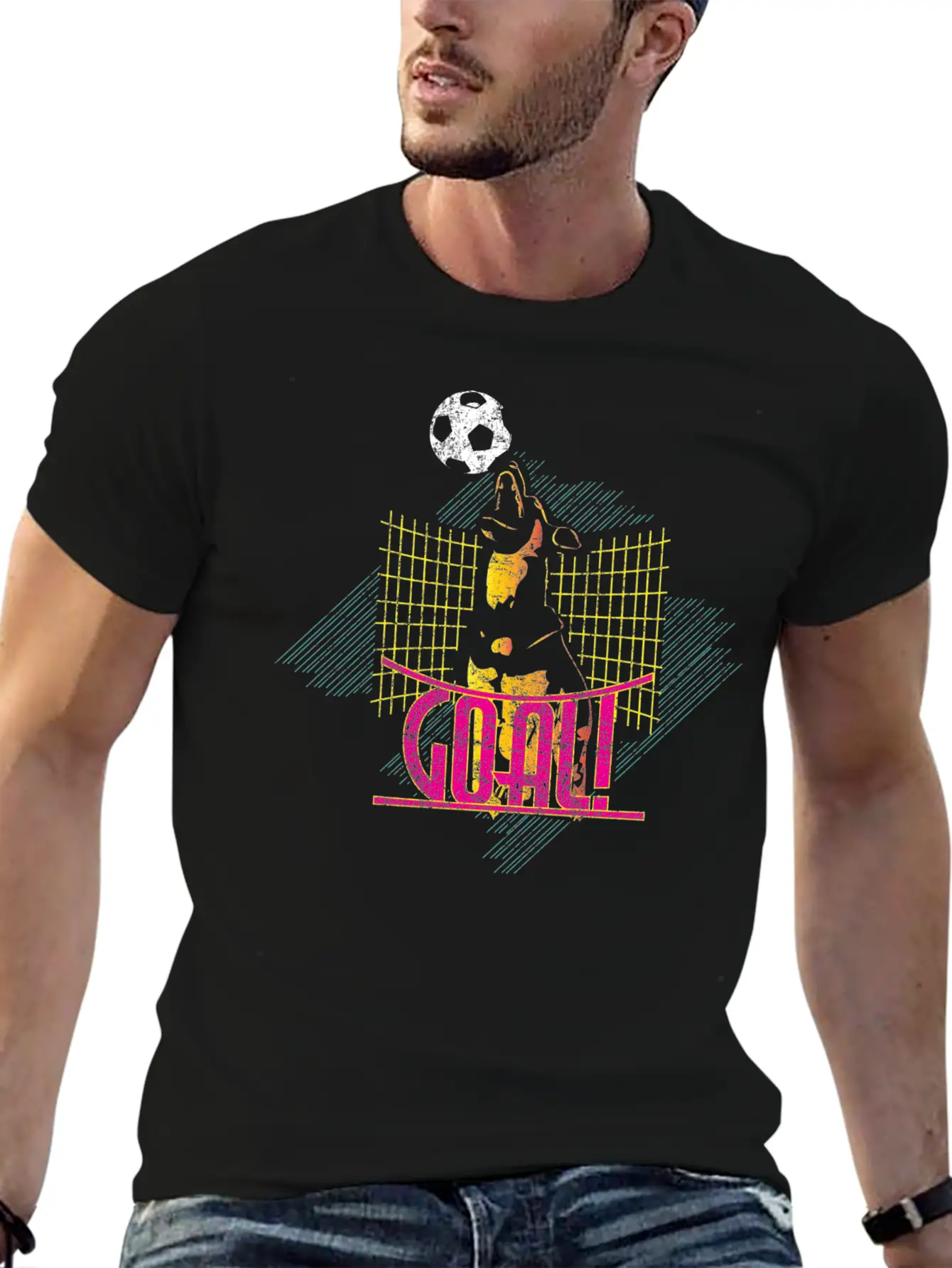 Soccer Goal Gift Idea Unisex Casual T-Shirt – Clean Design For Daily Comfort