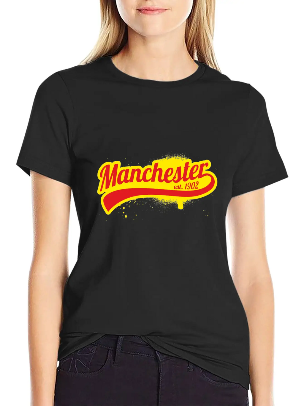Soccer League England Manchester 1902 Premier Stylish Everyday T-Shirt – Unisex Basic Cotton Tee