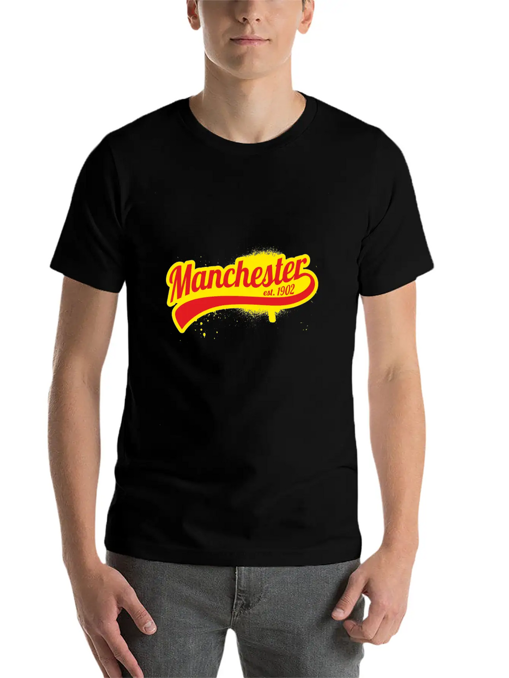 Soccer League England Manchester 1902 Premier Stylish Everyday T-Shirt – Unisex Basic Cotton Tee