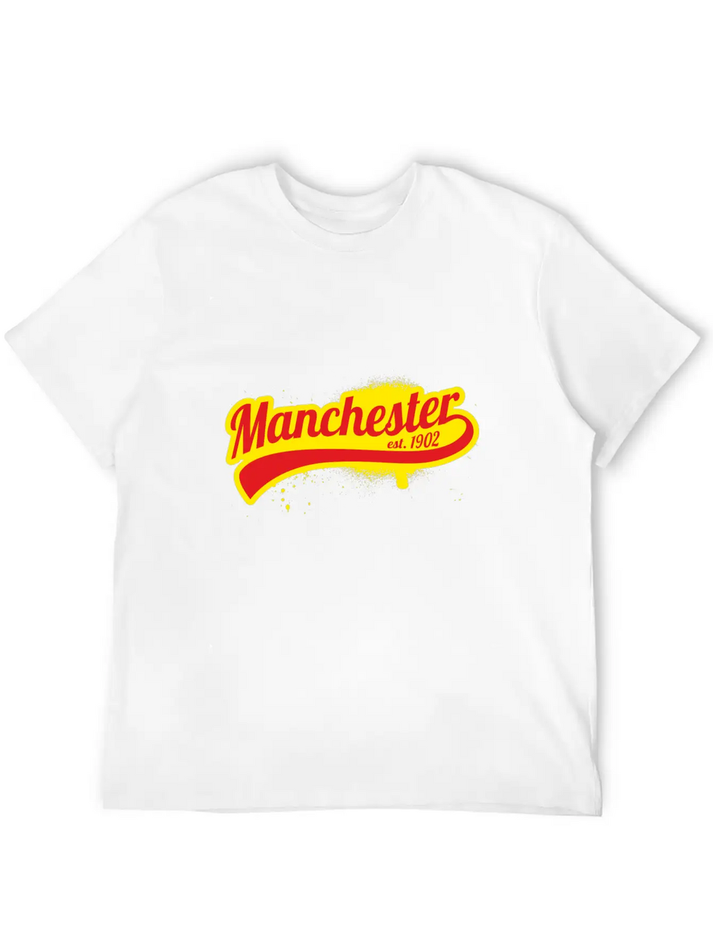Soccer League England Manchester 1902 Premier Stylish Everyday T-Shirt – Unisex Basic Cotton Tee