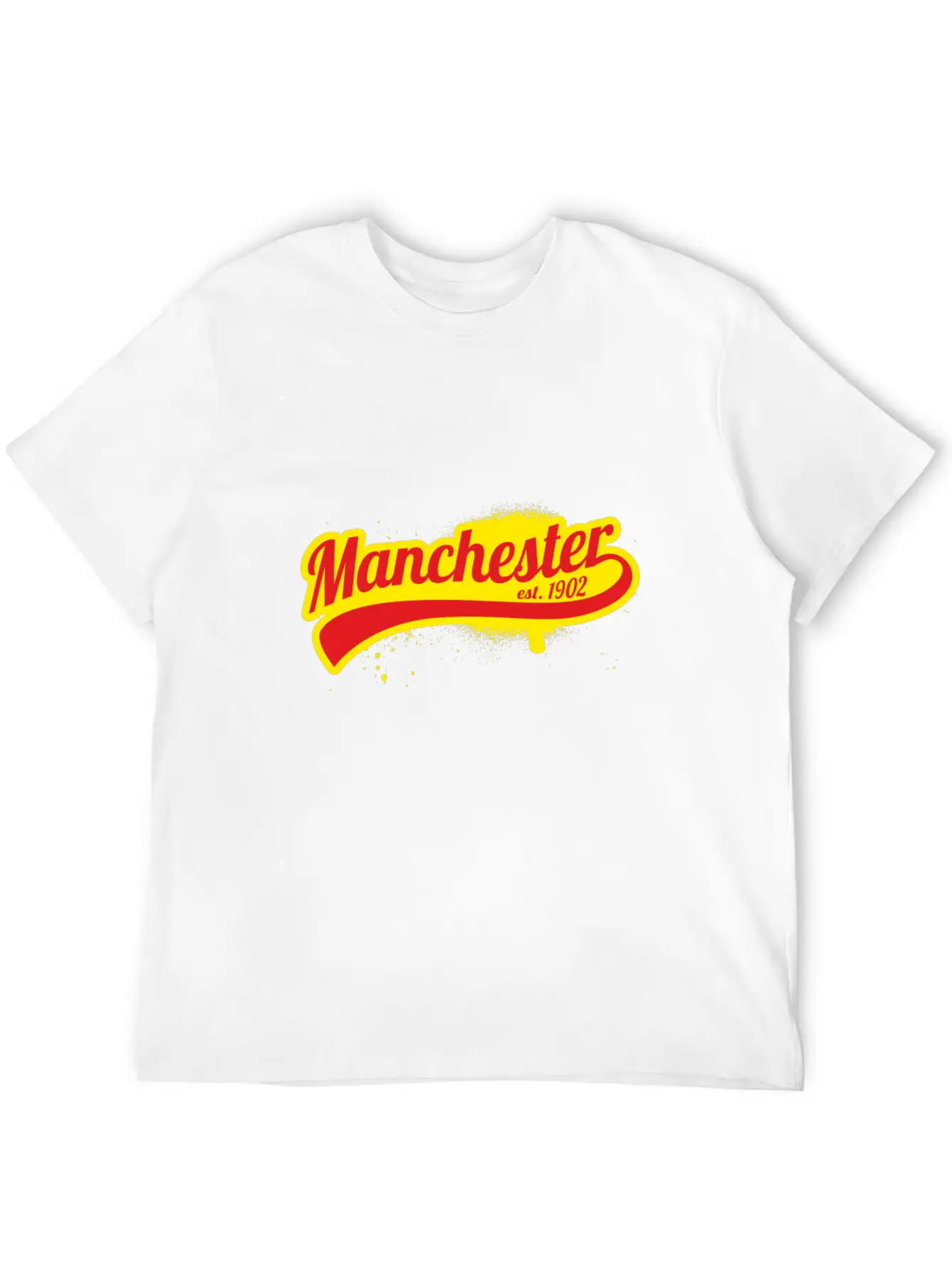 Soccer League England Manchester 1902 Premier Stylish Everyday T-Shirt – Unisex Basic Cotton Tee
