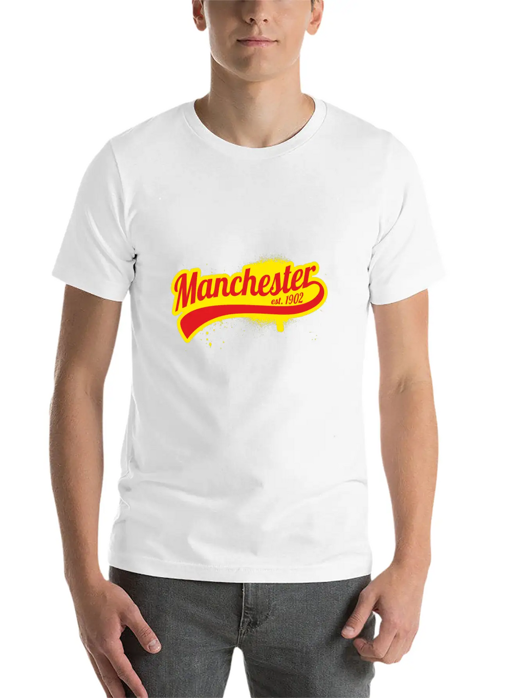 Soccer League England Manchester 1902 Premier Stylish Everyday T-Shirt – Unisex Basic Cotton Tee