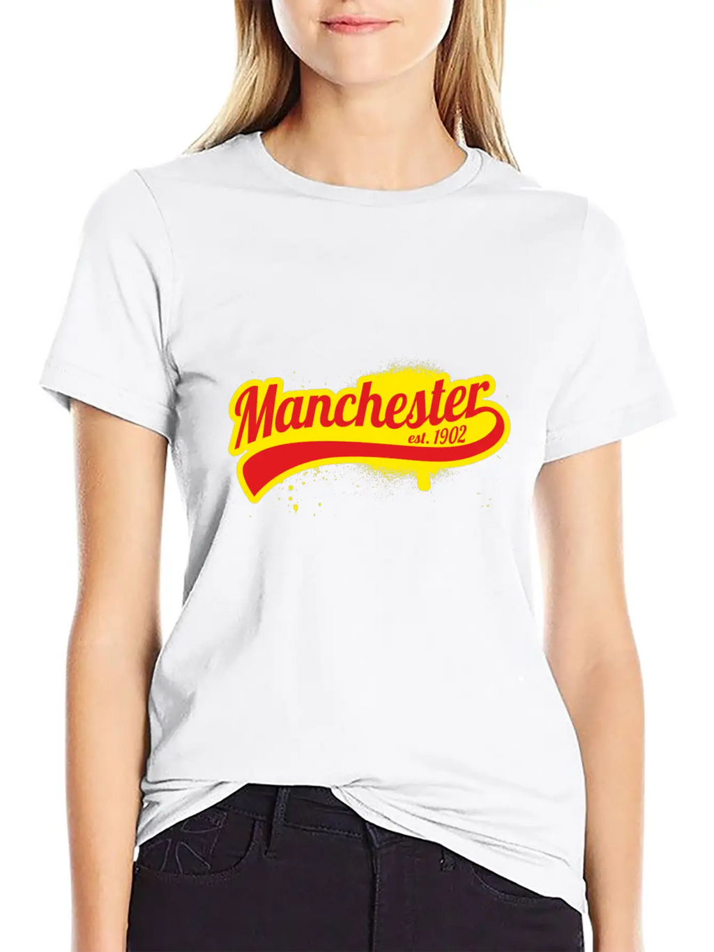 Soccer League England Manchester 1902 Premier Stylish Everyday T-Shirt – Unisex Basic Cotton Tee