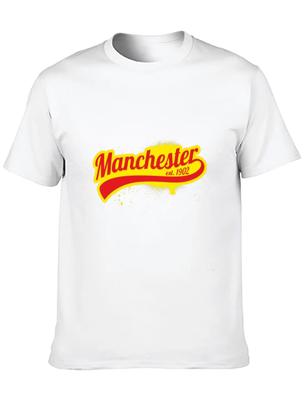 Soccer League England Manchester 1902 Premier Stylish Everyday T-Shirt – Unisex Basic Cotton Tee