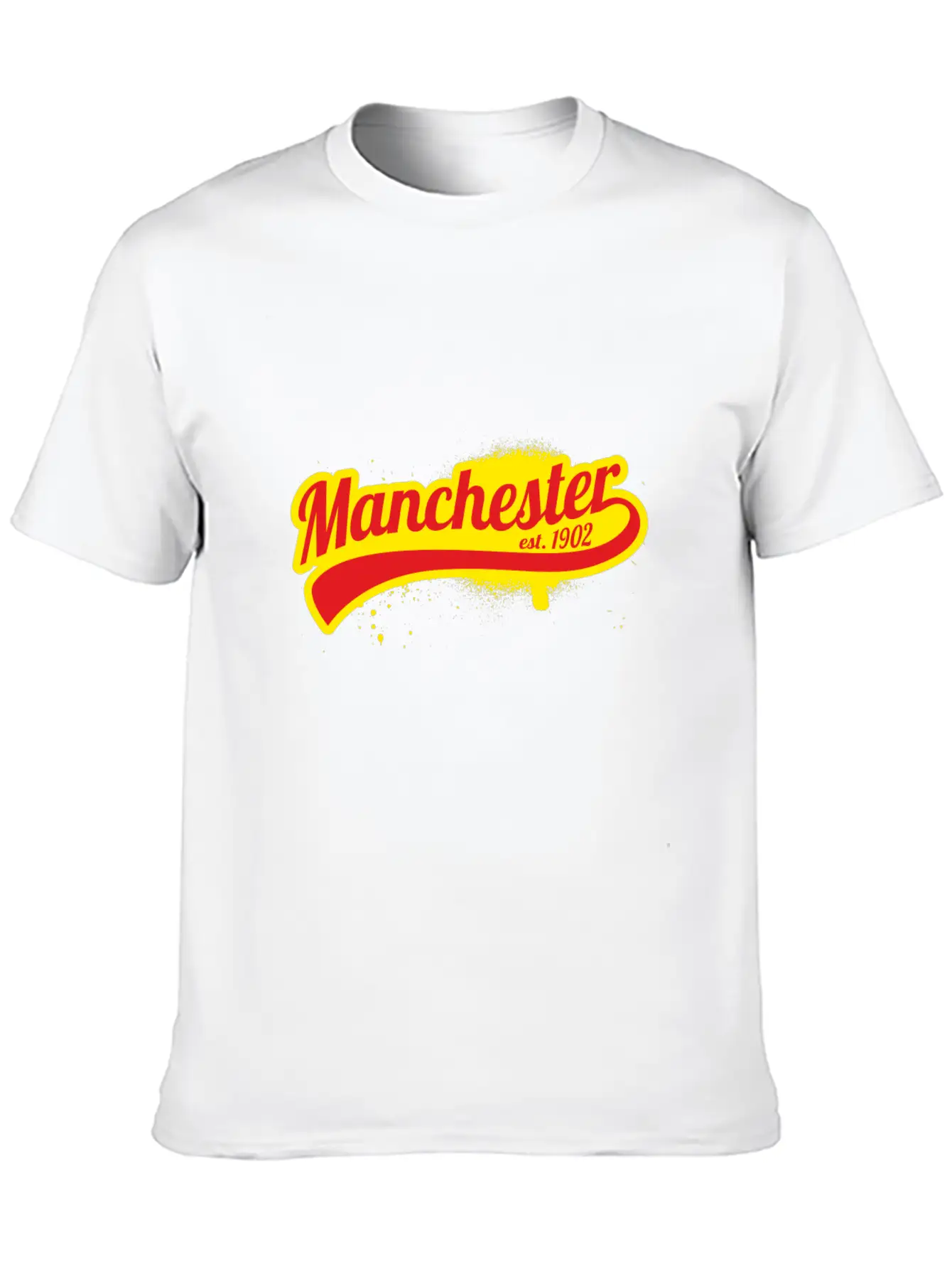 Soccer League England Manchester 1902 Premier Stylish Everyday T-Shirt – Unisex Basic Cotton Tee
