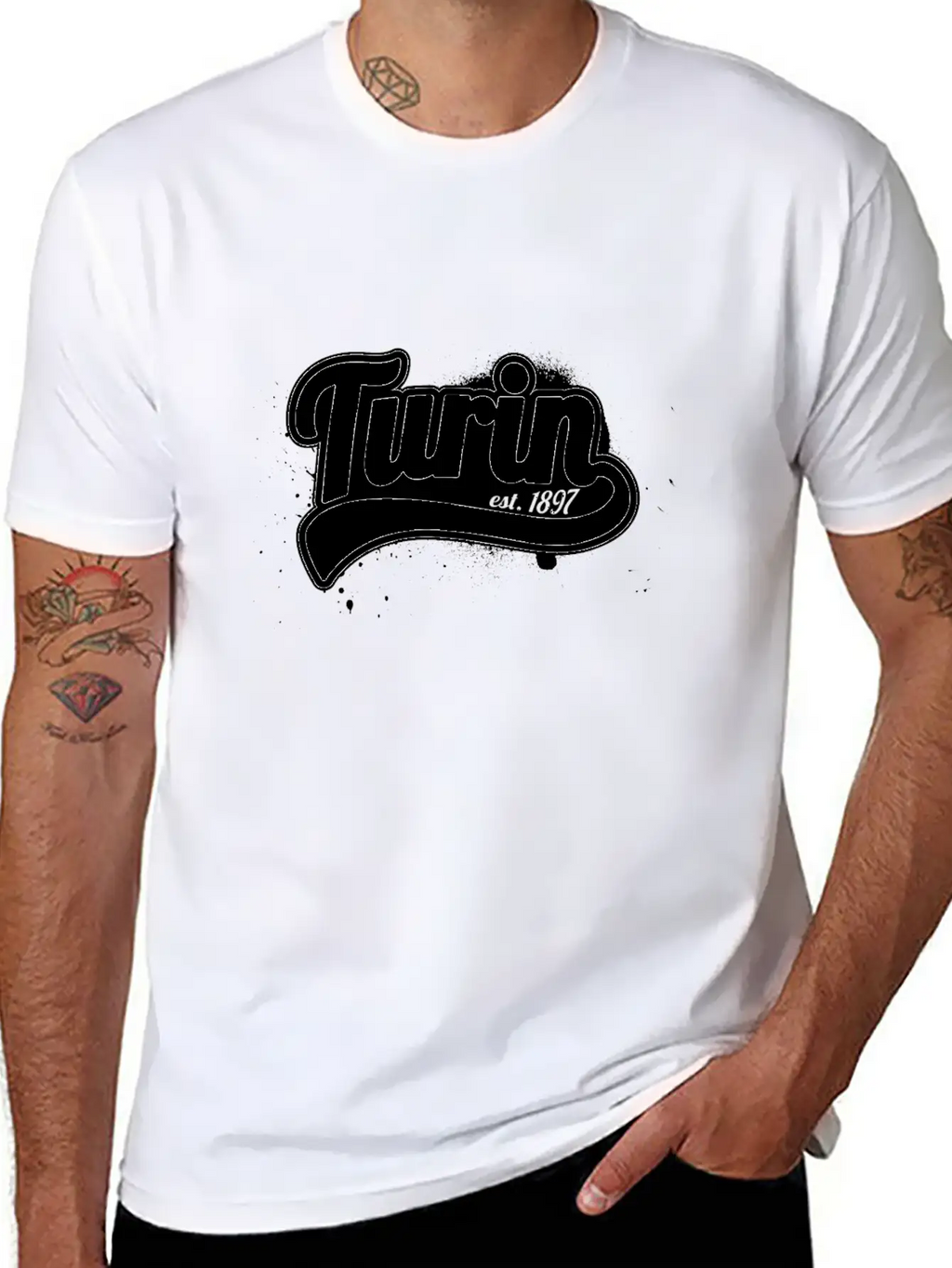 Soccer League Italy Italia Turin 1867 Lig Cup Classic Fit Graphic Tee For Daily Comfort – Unisex Cotton Shirt