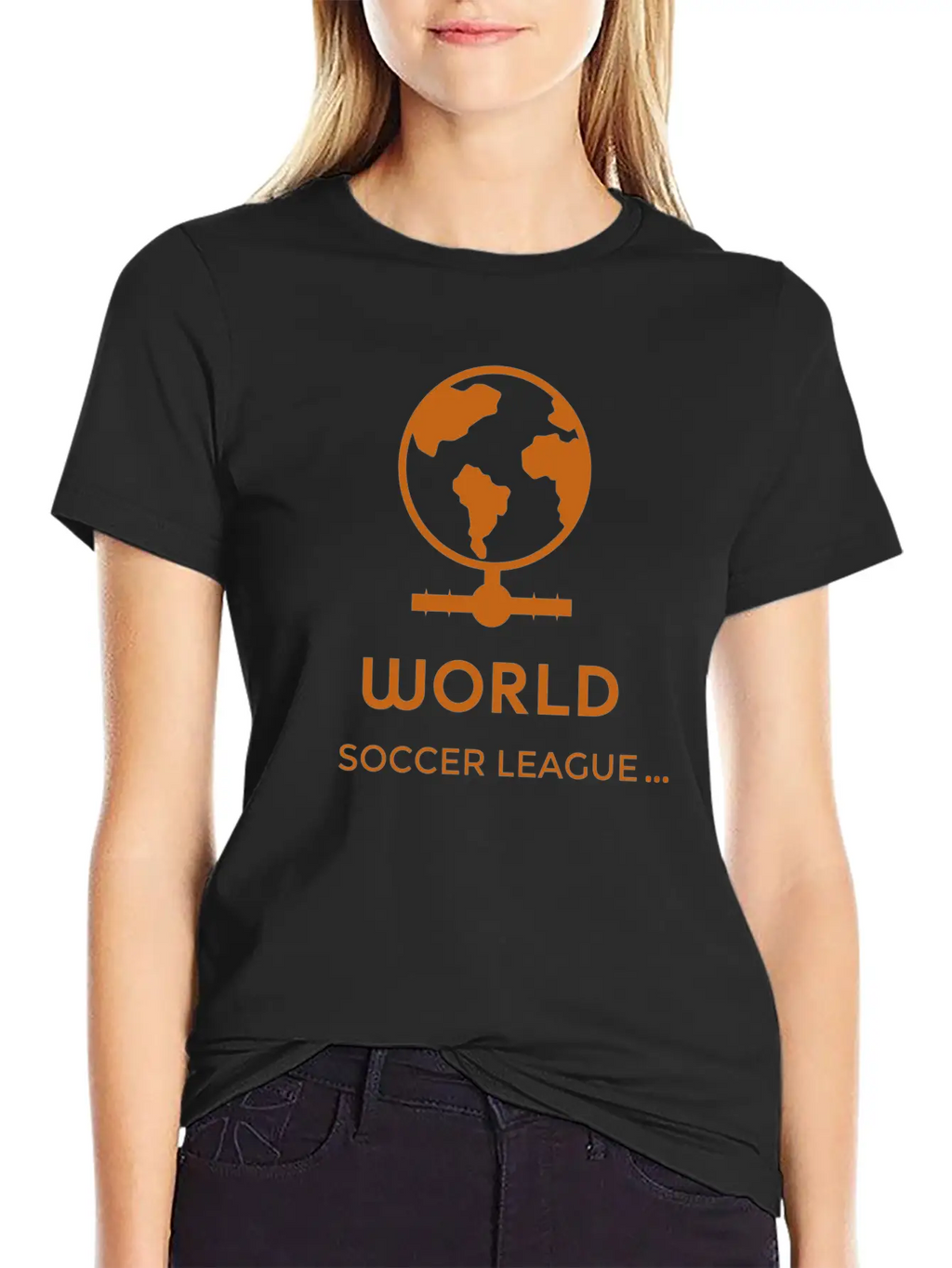 Soccer League Unisex Short Sleeve Soft Cotton T-Shirt – Casual Everyday Wear