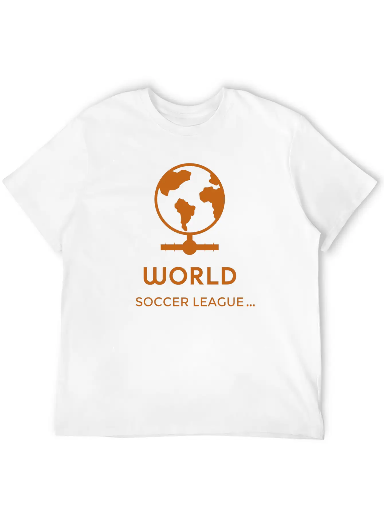 Soccer League Unisex Short Sleeve Soft Cotton T-Shirt – Casual Everyday Wear