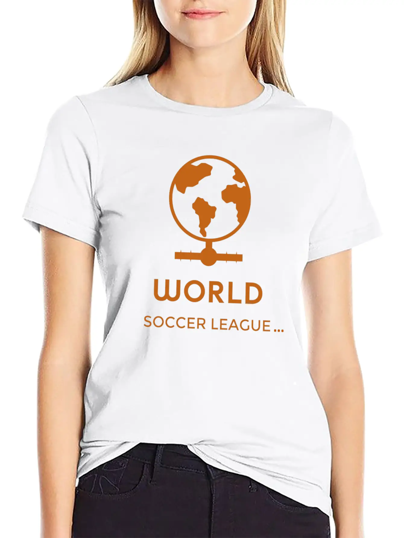 Soccer League Unisex Short Sleeve Soft Cotton T-Shirt – Casual Everyday Wear