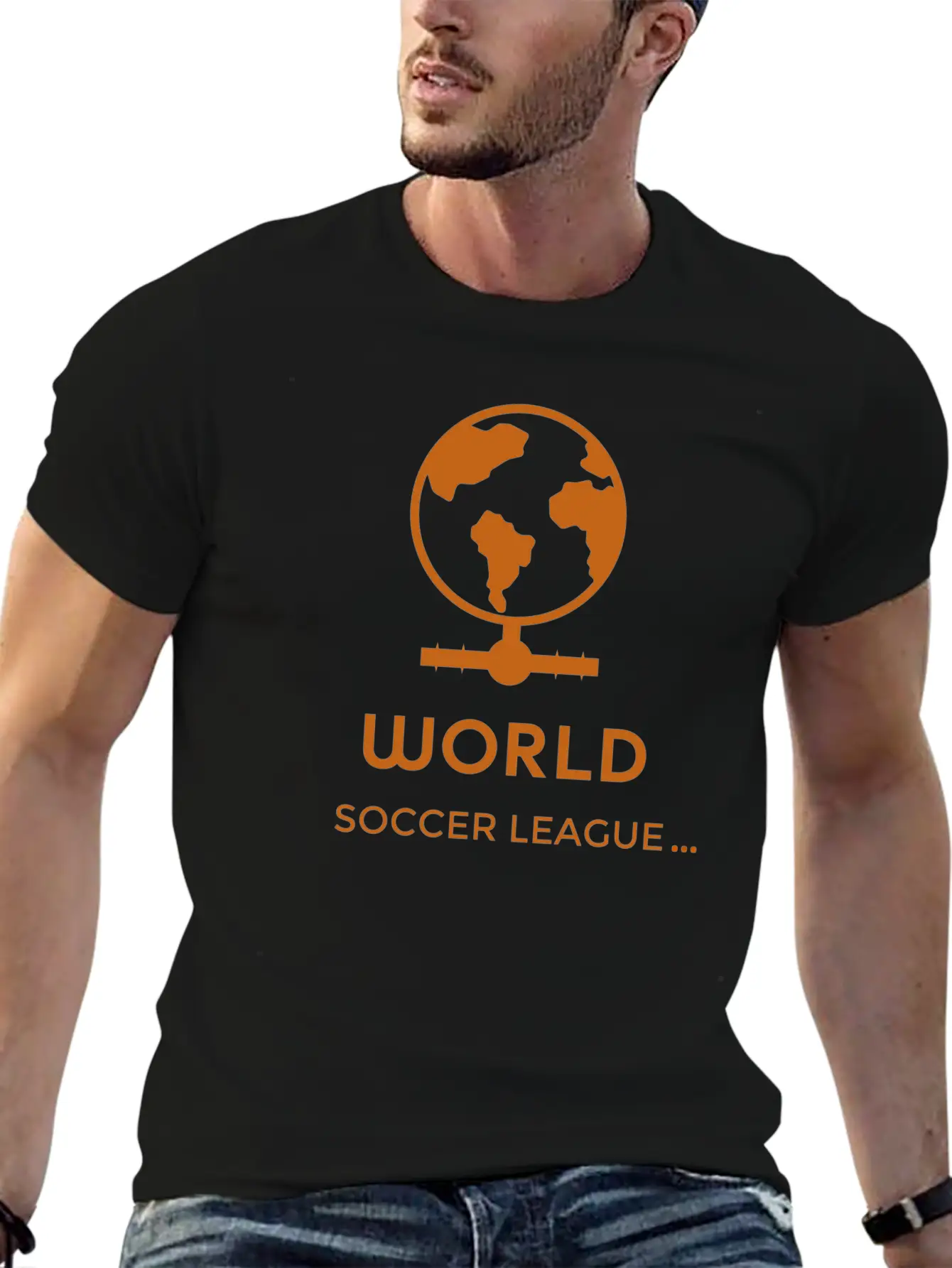 Soccer League Unisex Short Sleeve Soft Cotton T-Shirt – Casual Everyday Wear