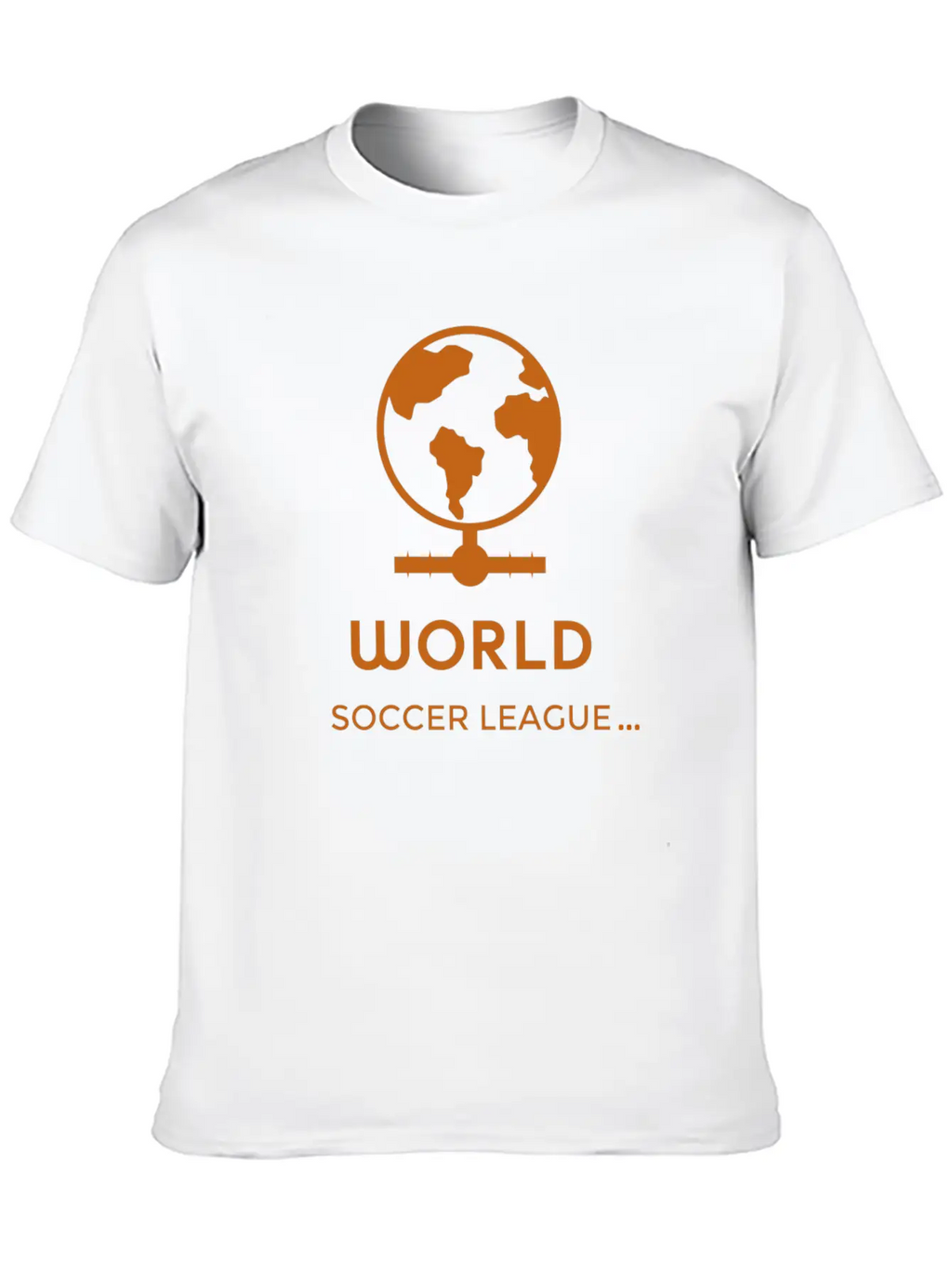 Soccer League Unisex Short Sleeve Soft Cotton T-Shirt – Casual Everyday Wear