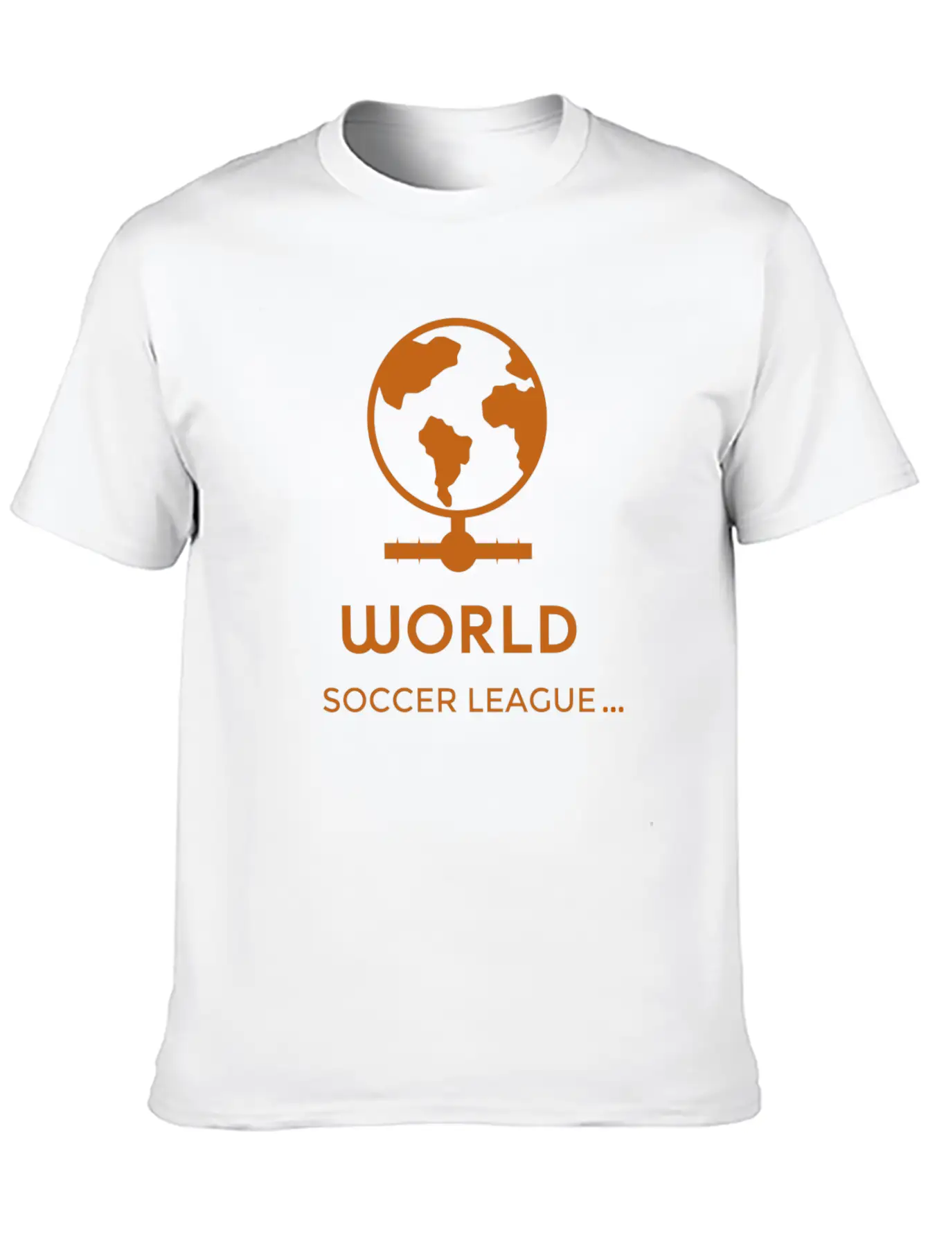 Soccer League Unisex Short Sleeve Soft Cotton T-Shirt – Casual Everyday Wear