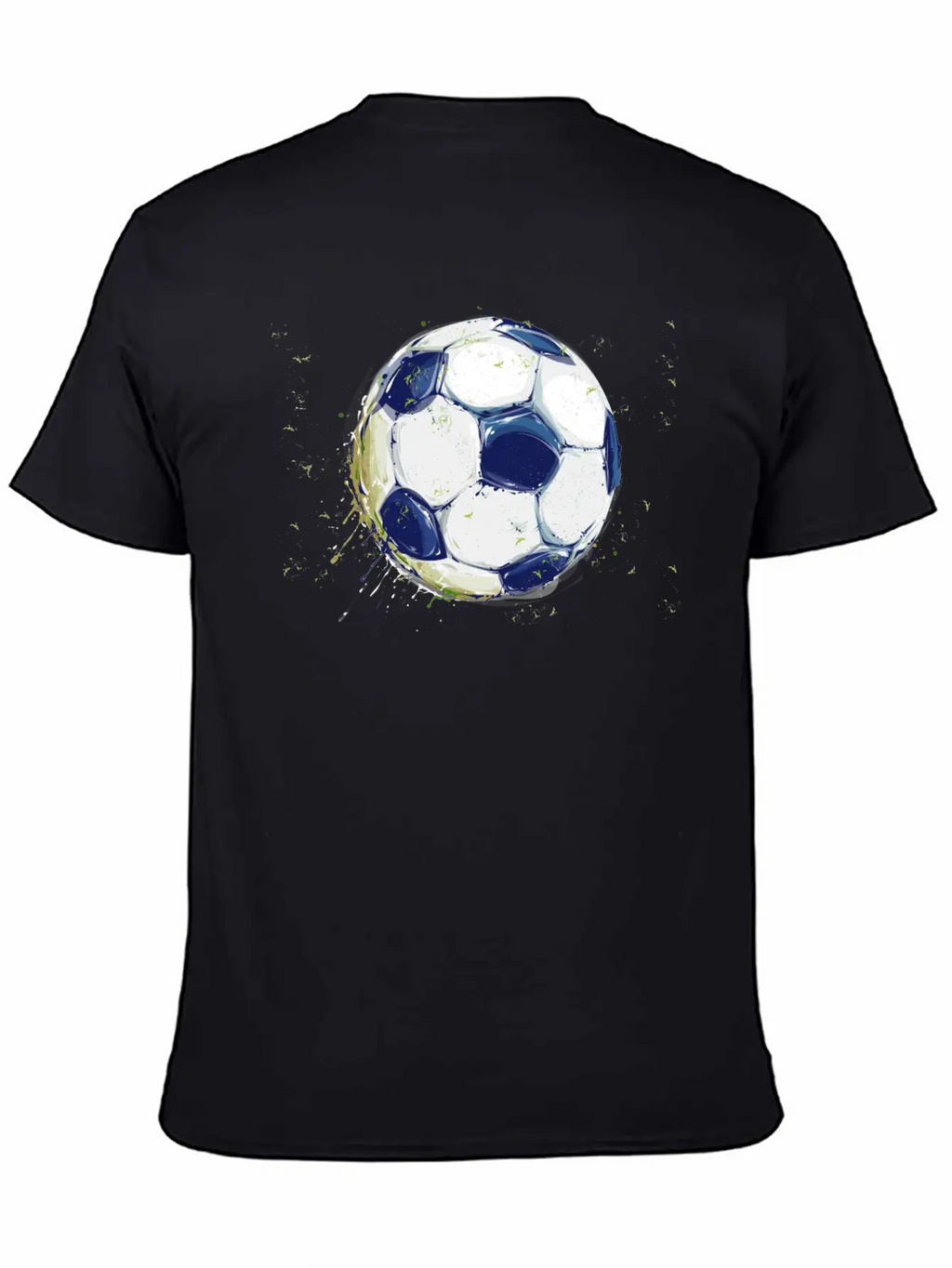 Soccer Splash With Grass Unisex Casual T-Shirt – Clean Design For Daily Comfort