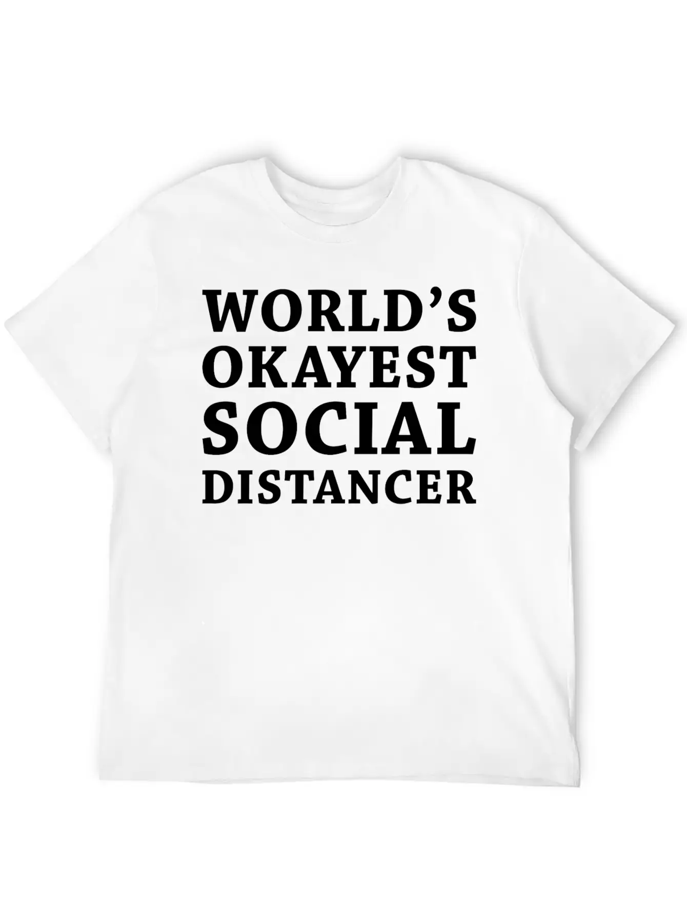 Social Distancer Breathable Soft Cotton T-Shirt – Timeless Casual Look