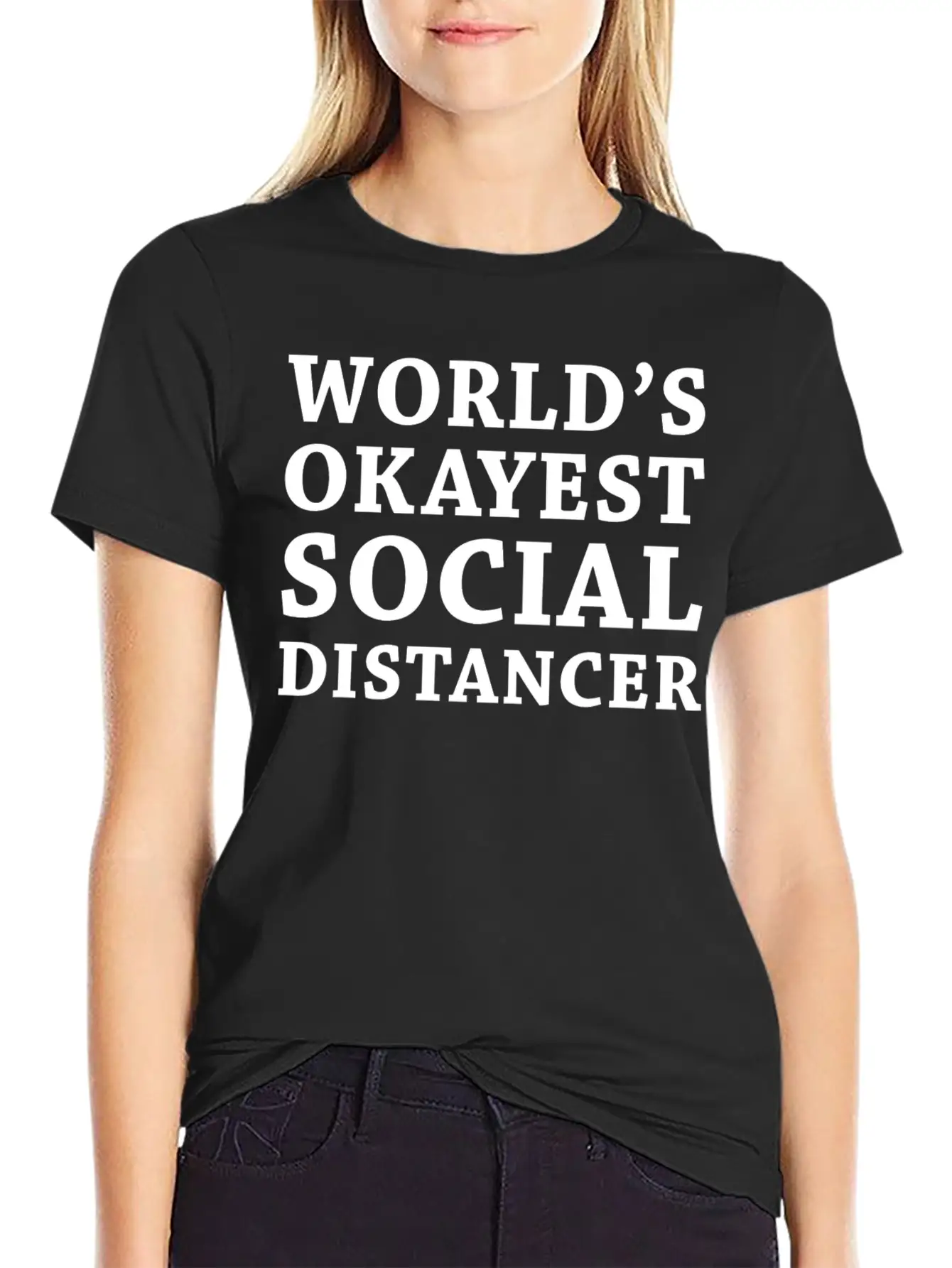 Social Distancer Breathable Soft Cotton T-Shirt – Timeless Casual Look
